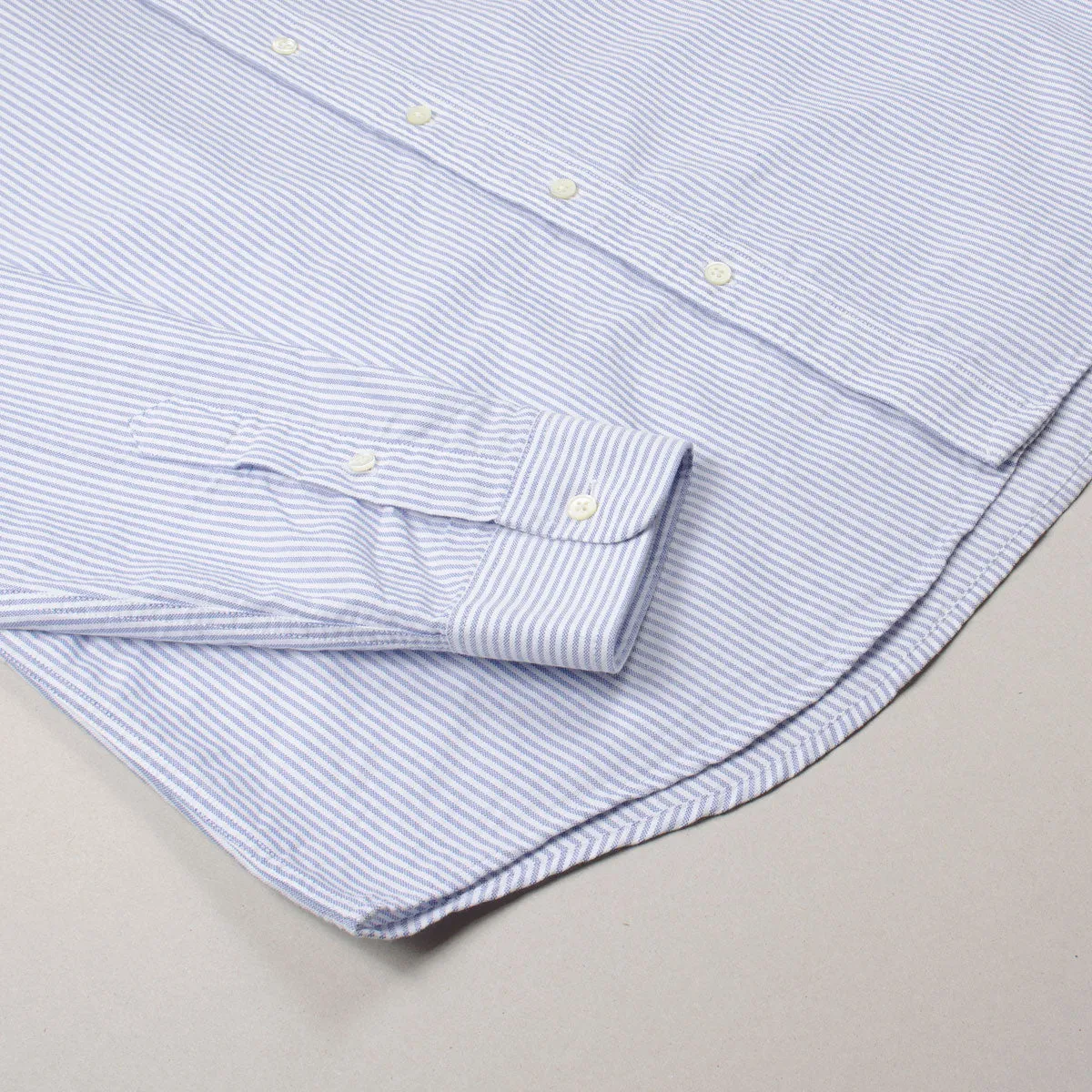 Oxford Shirt Regular Stripe - Blue & White by Schnayderman's