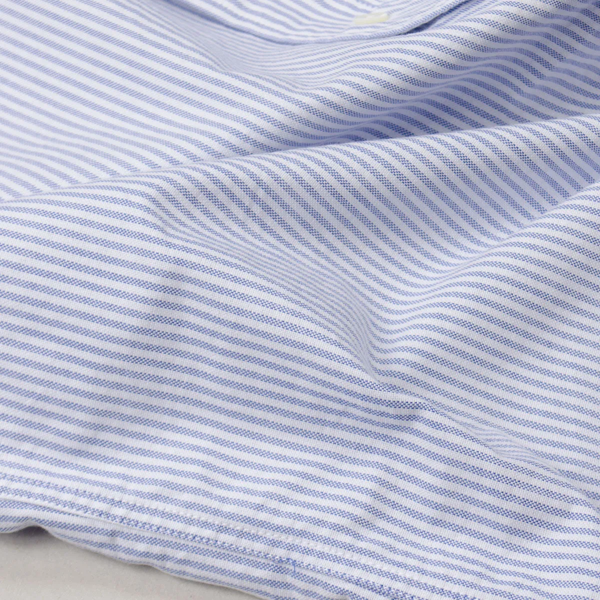 Oxford Shirt Regular Stripe - Blue & White by Schnayderman's