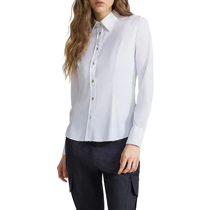 Oxford White Slim Fit Women's Shirt