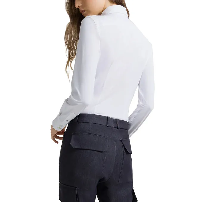 Oxford White Slim Fit Women's Shirt