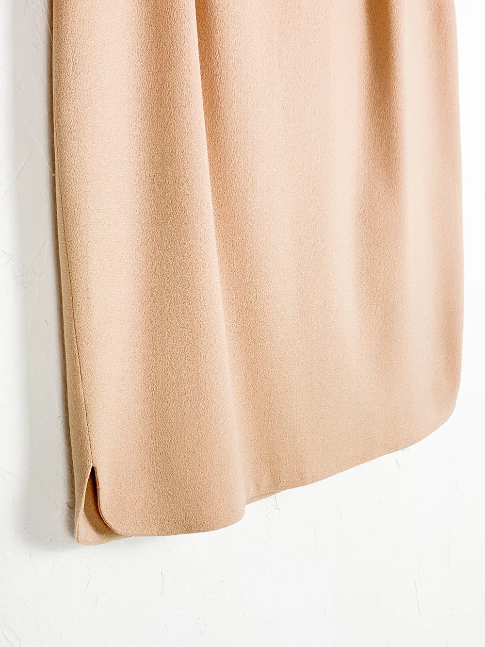 Pale Pink Wool Mini Skirt - JNY