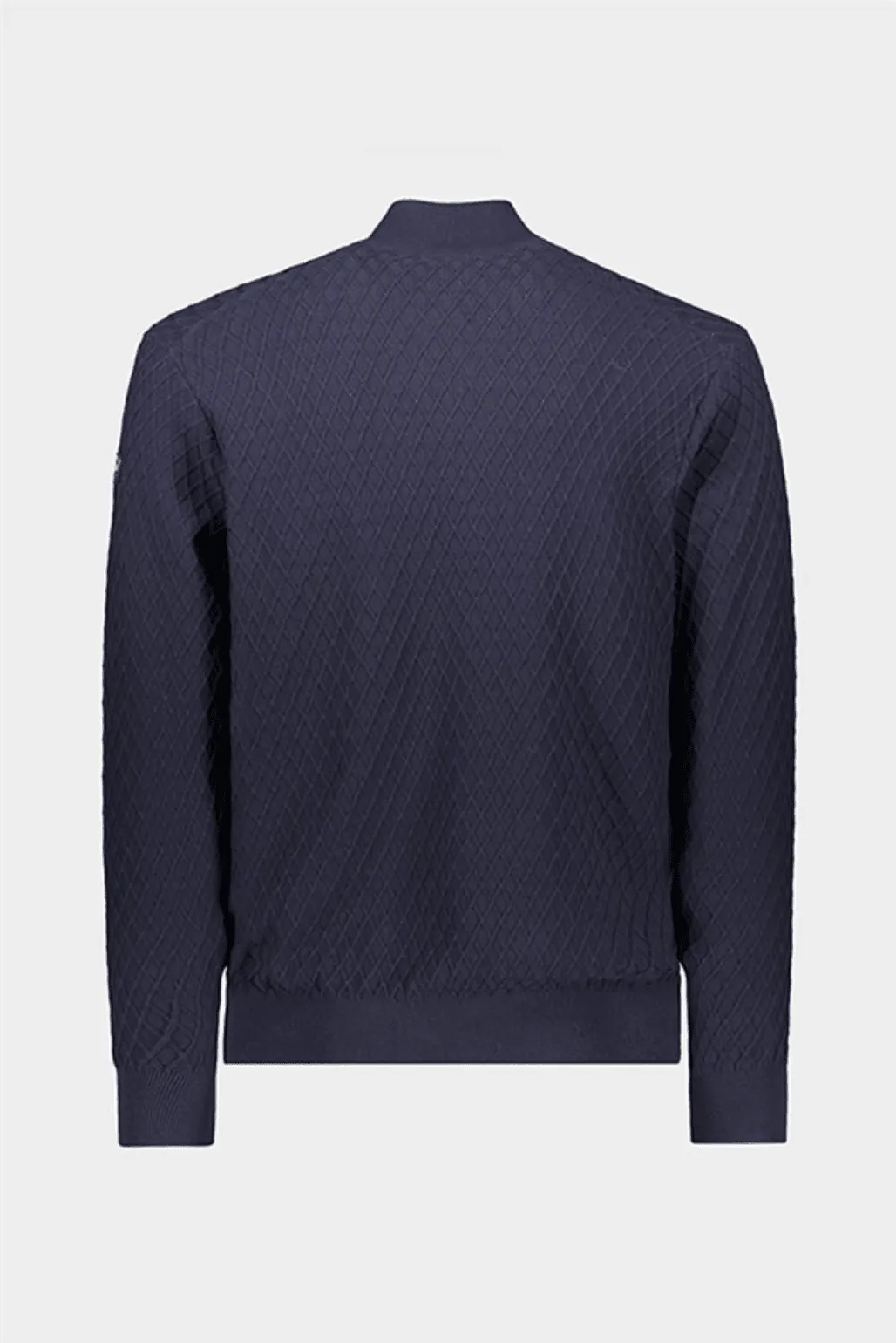 Paul & Shark - Cotton Fresco Diamond Zip-Up Sweater