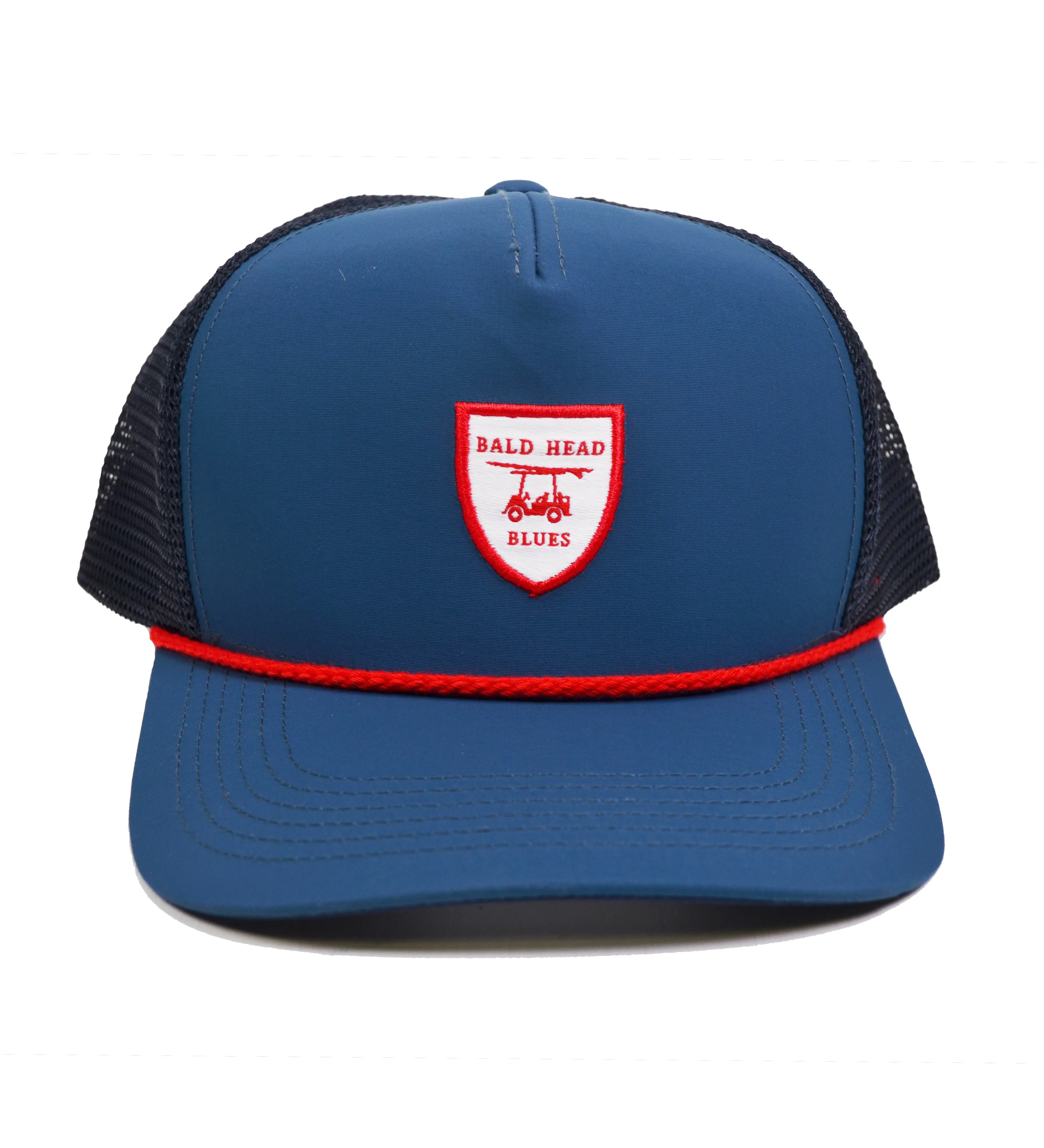 Performance Trucker Hat - Navy: Best trucker hat for optimal performance, navy color.