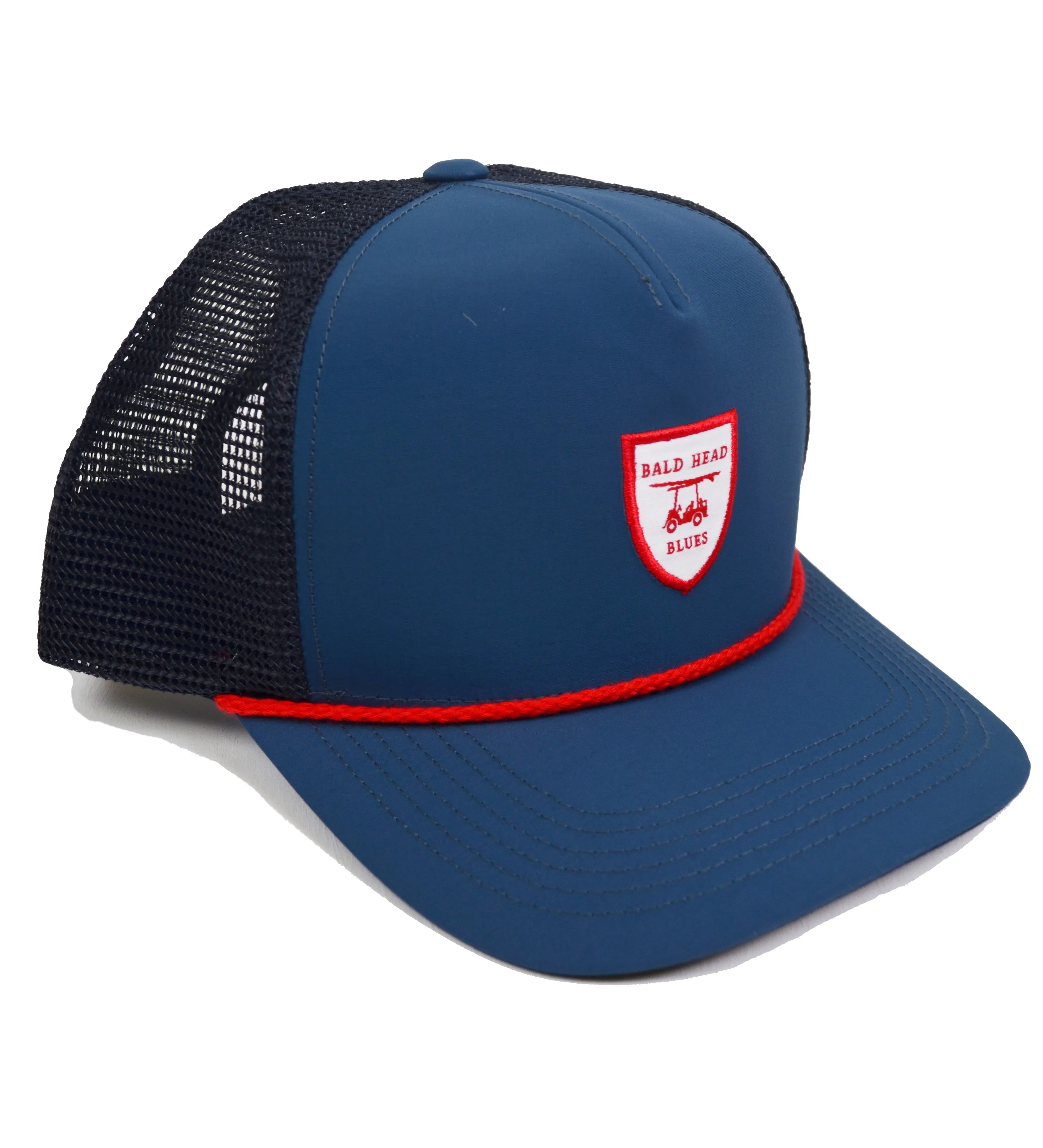 Performance Trucker Hat - Navy: Best trucker hat for optimal performance, navy color.