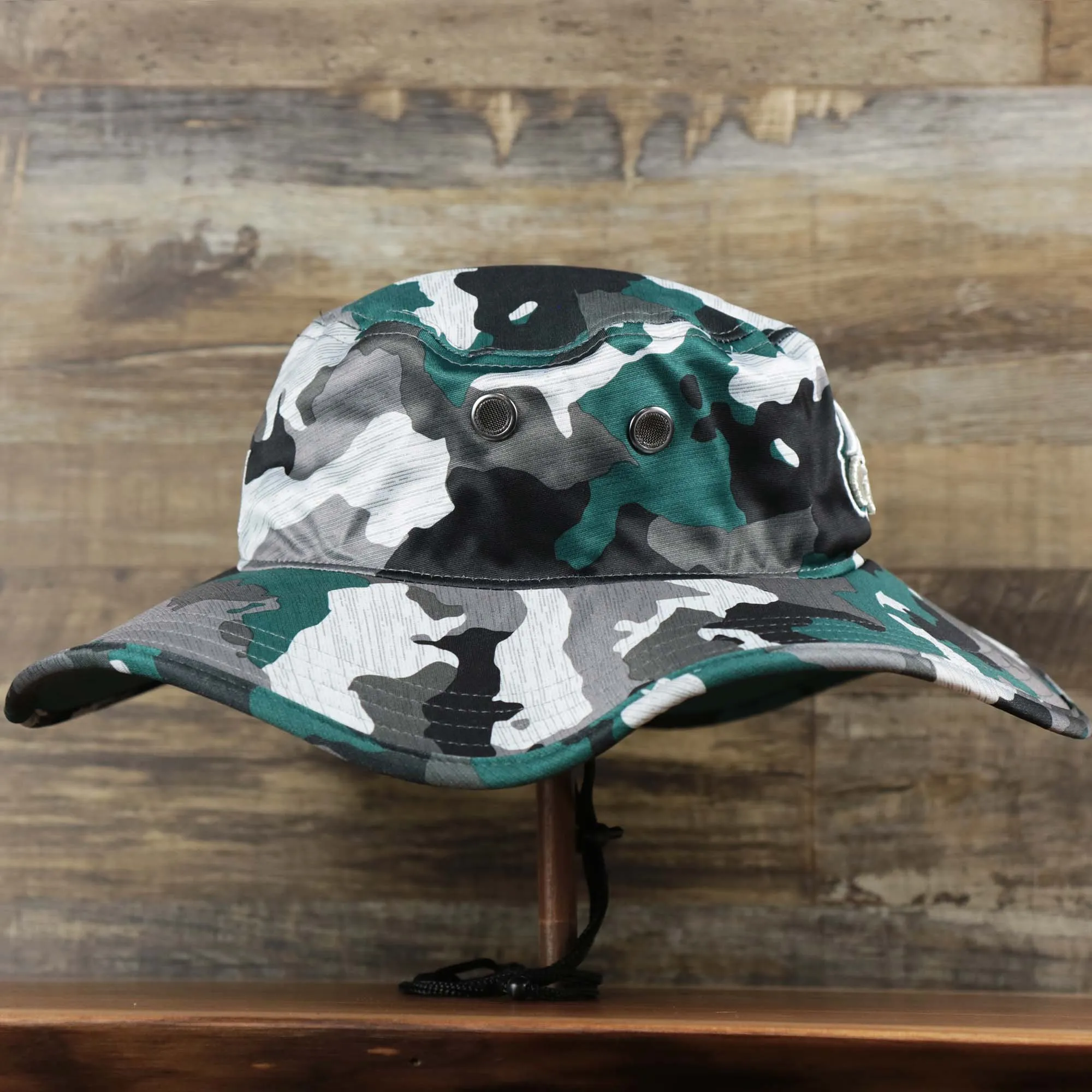 Philadelphia Eagles NFL Summer Training Camp 2022 Camo Bucket Hat | Midnight Green Hat