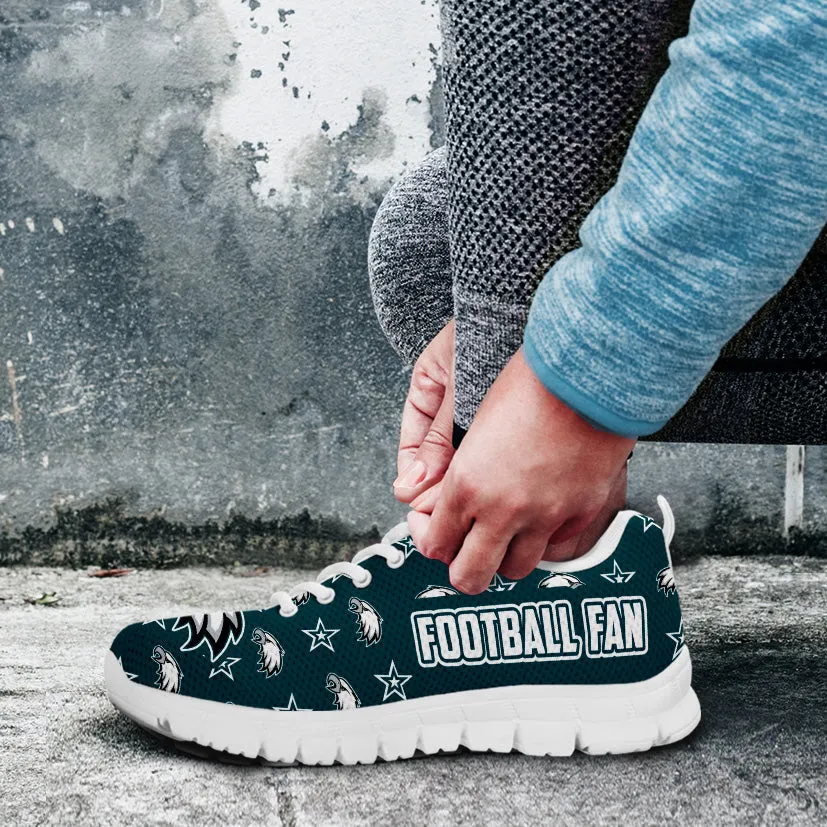 Philadelphia Football Fan Sneakers White