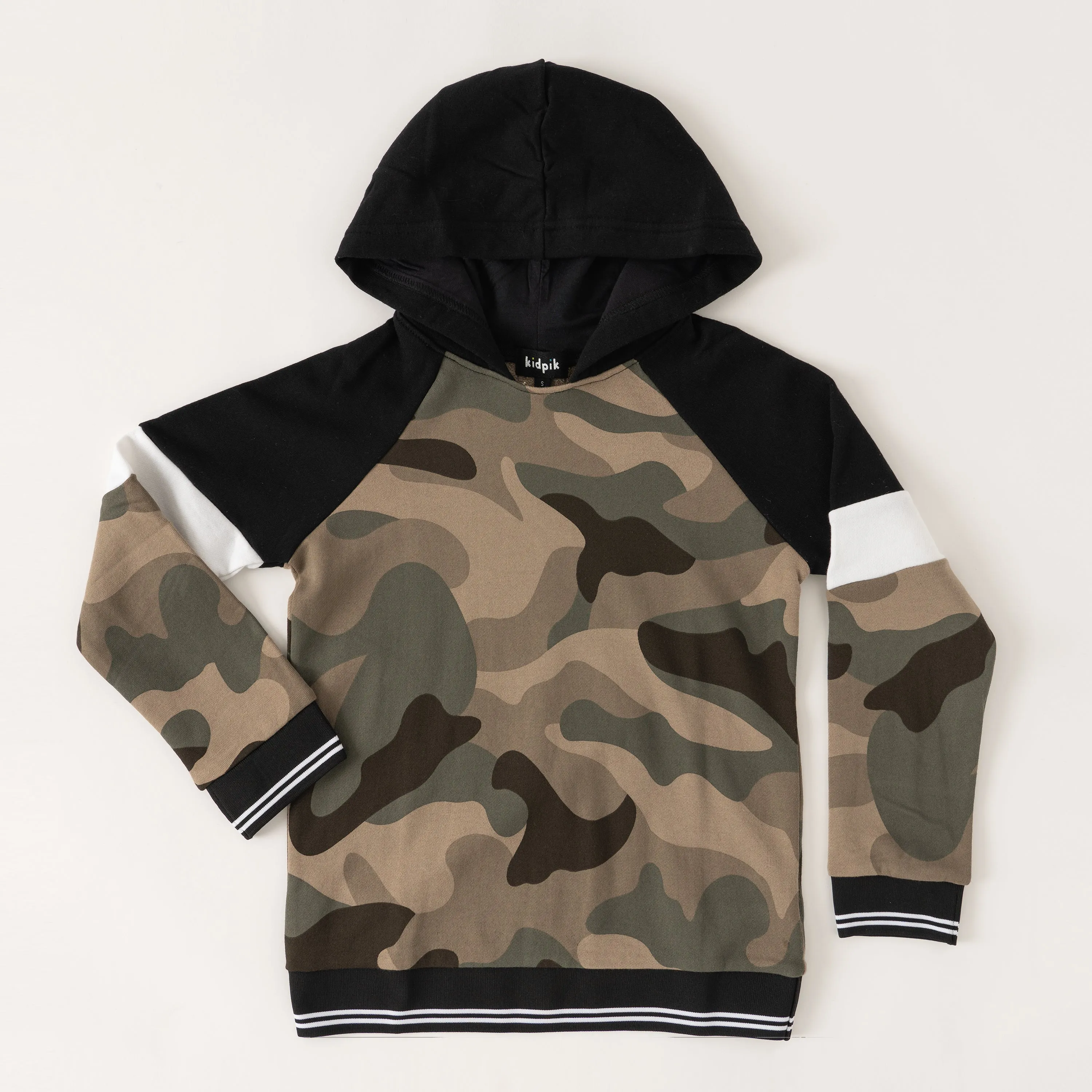 Pieced Camo Hoodie