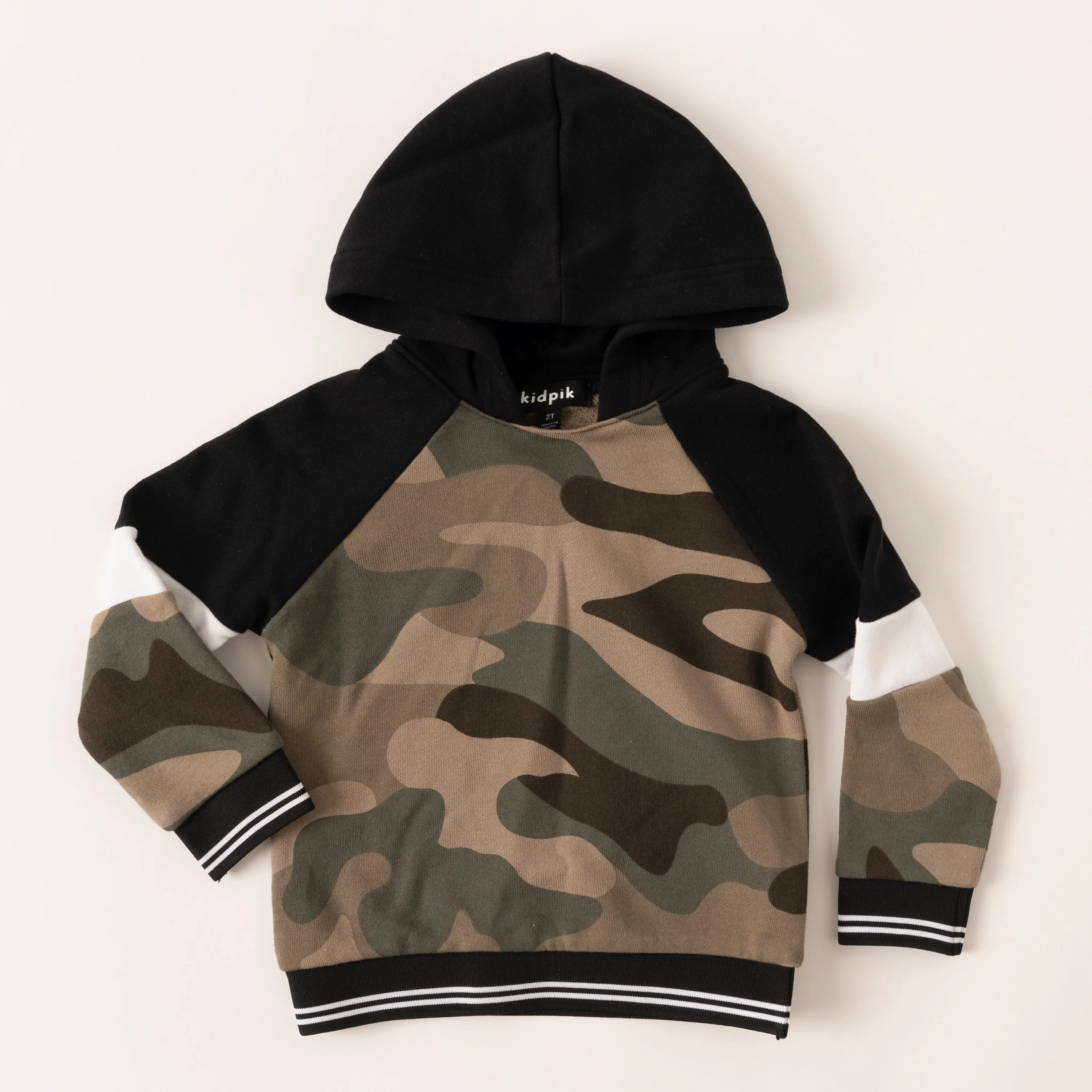 Pieced Camo Hoodie