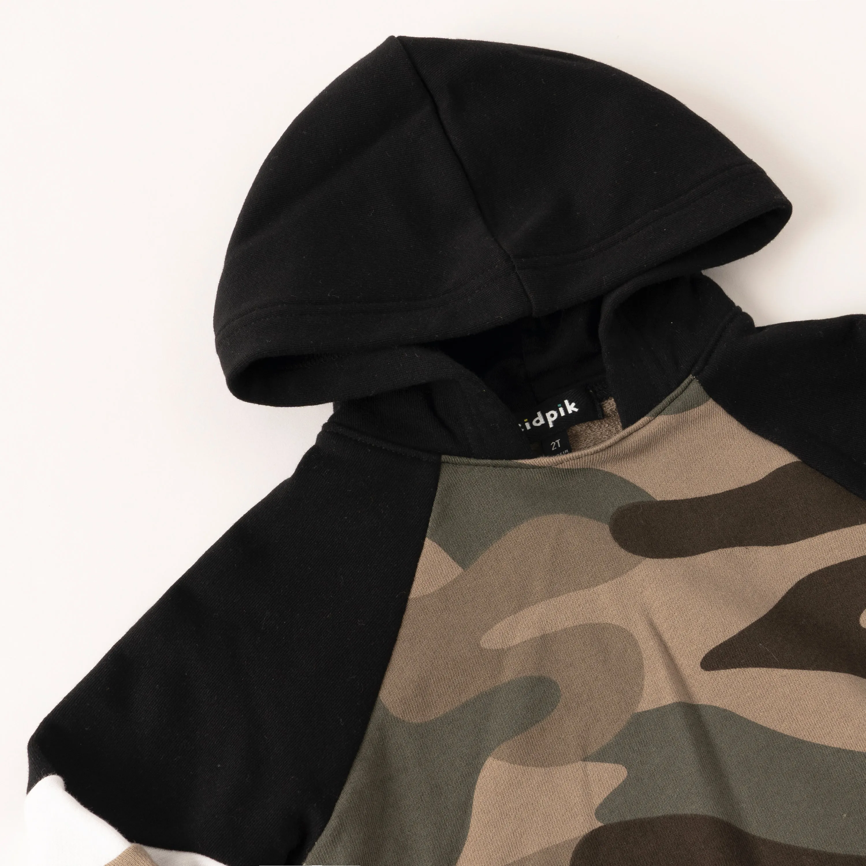 Pieced Camo Hoodie