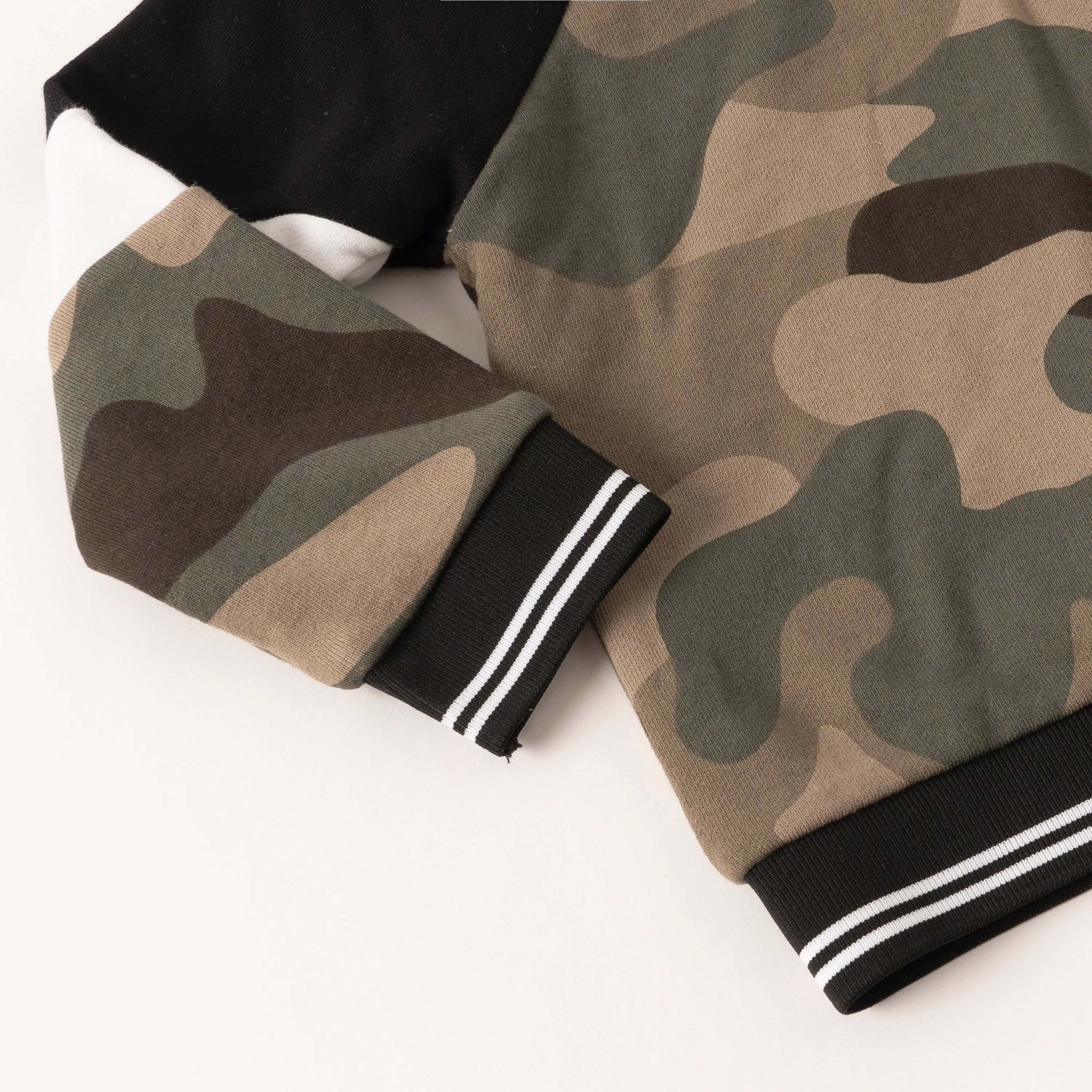 Pieced Camo Hoodie