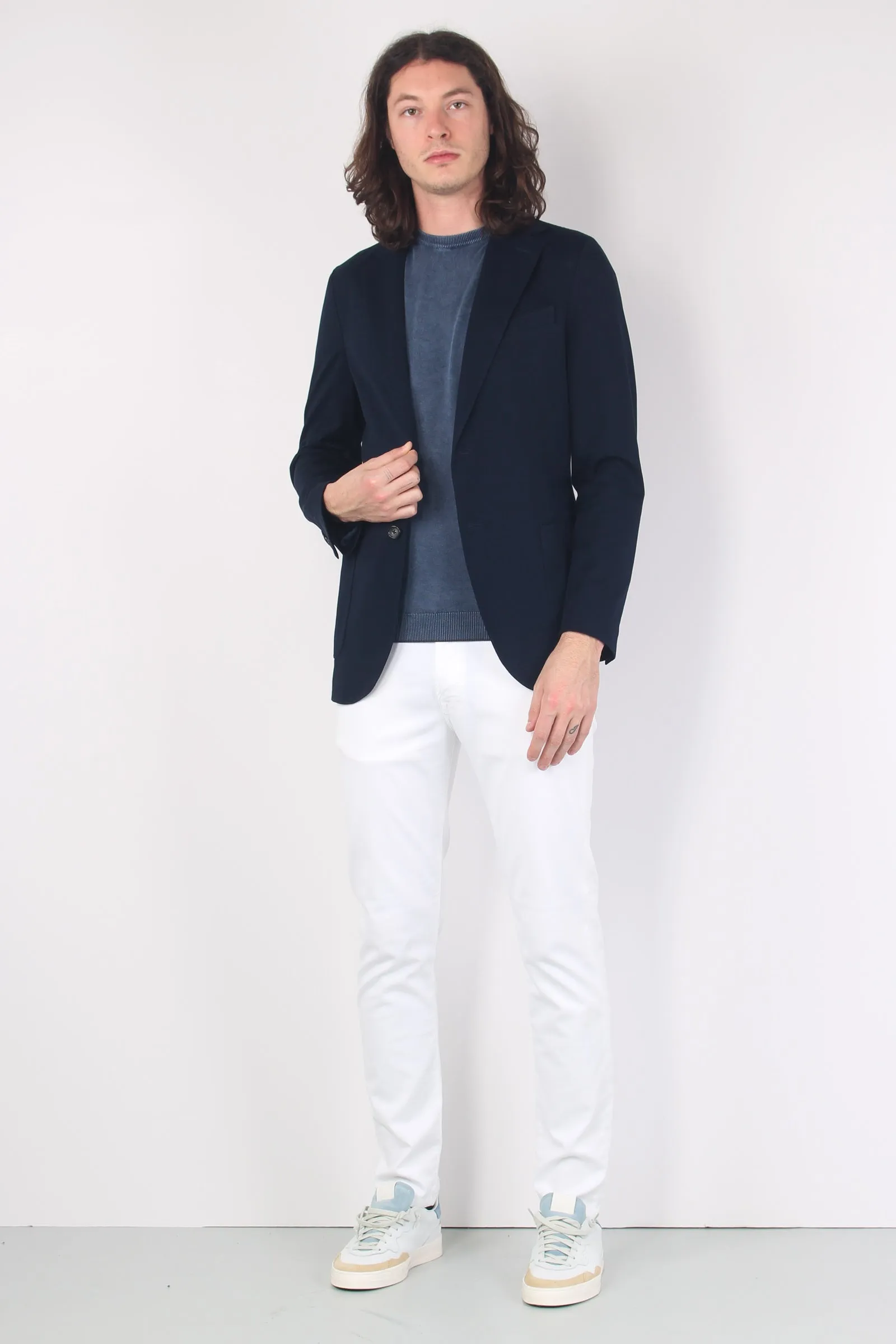 Piquet Premium Navy Blue Jacket