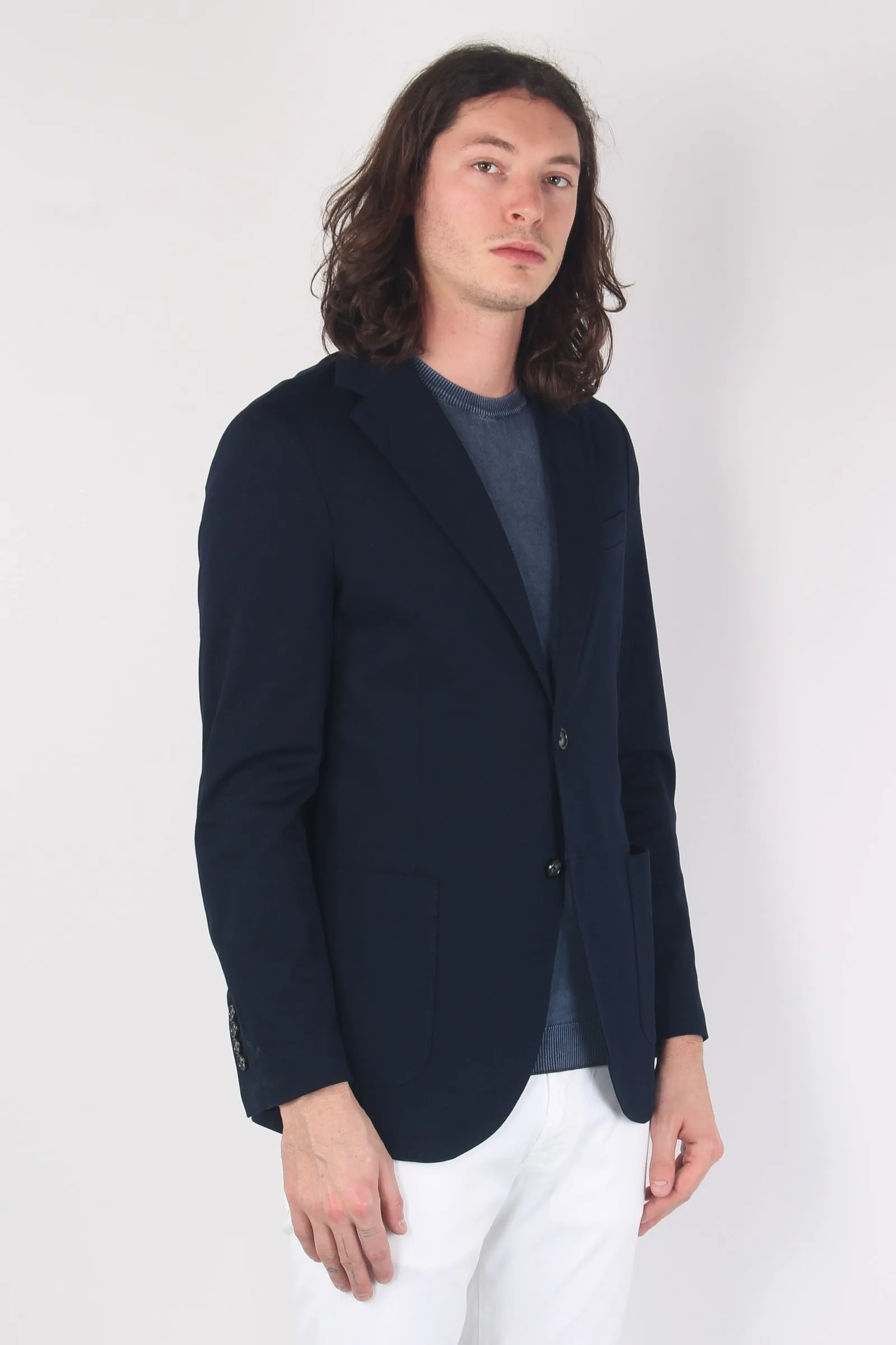 Piquet Premium Navy Blue Jacket