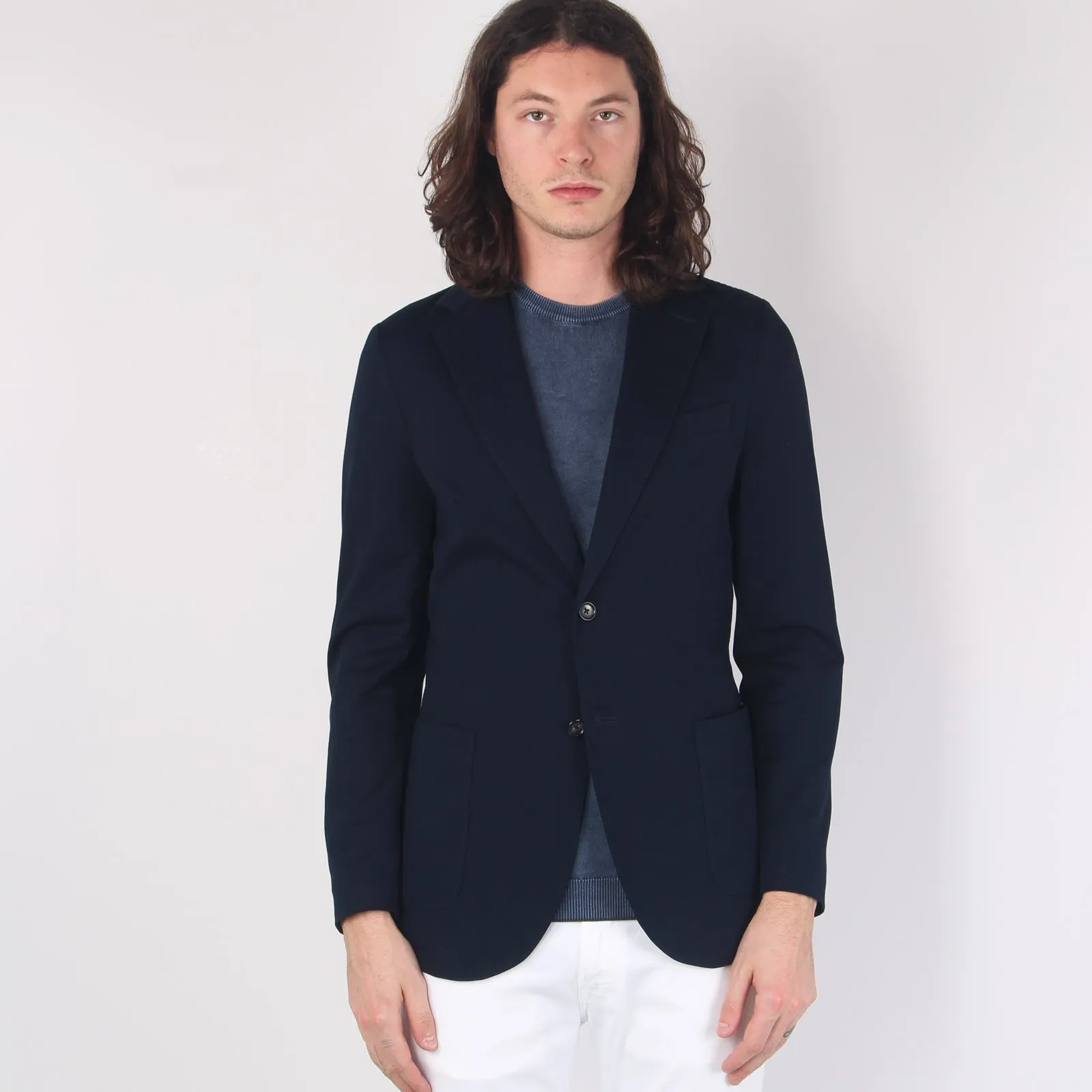 Piquet Premium Navy Blue Jacket