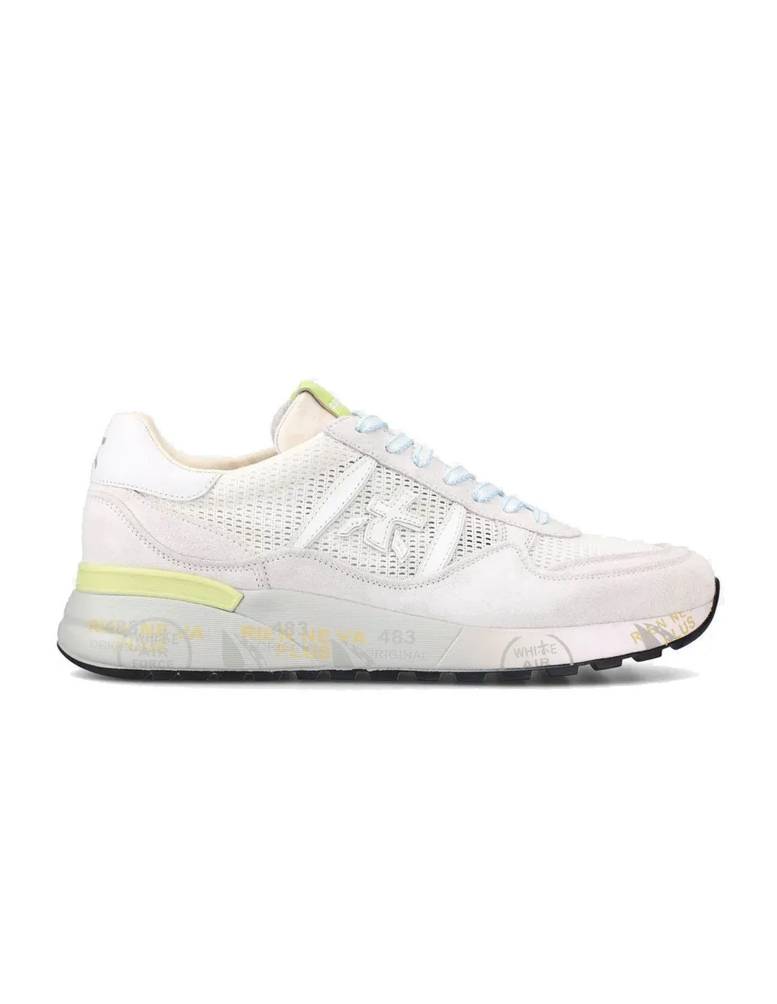 Premiata Landeck 6629 white men's sneakers