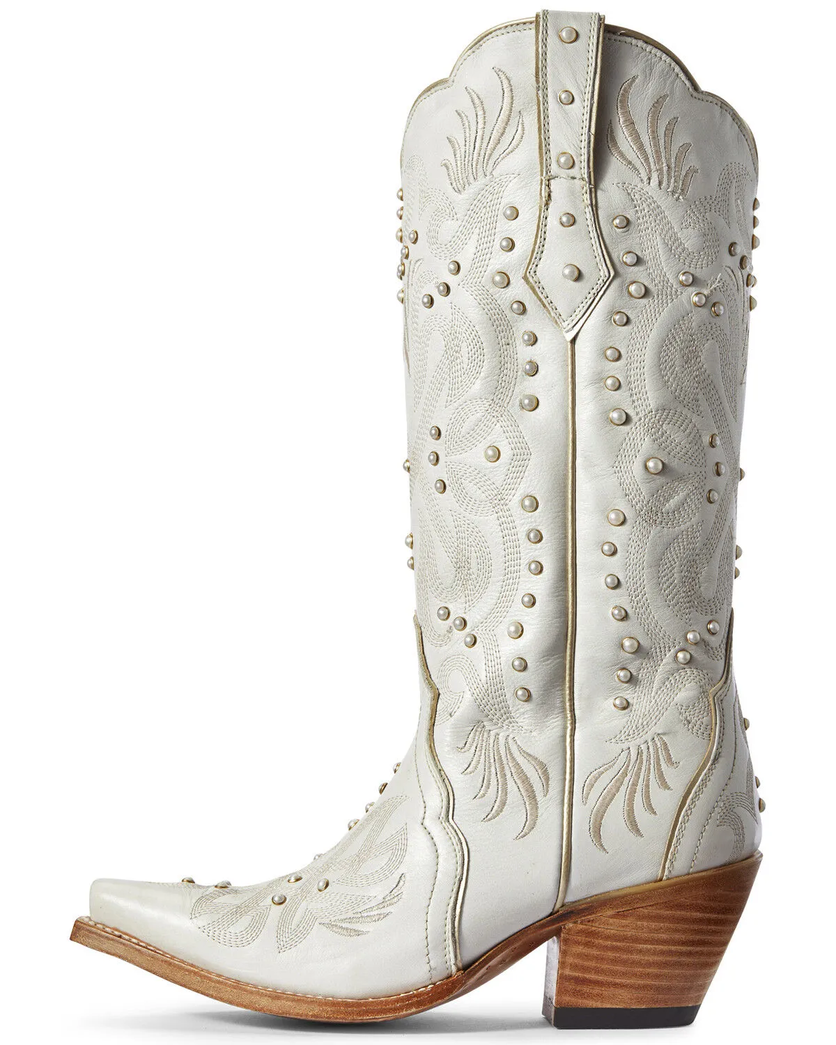 Product Name:  Ariat Women's Pearl Snow White Western Boots - Snip Toe