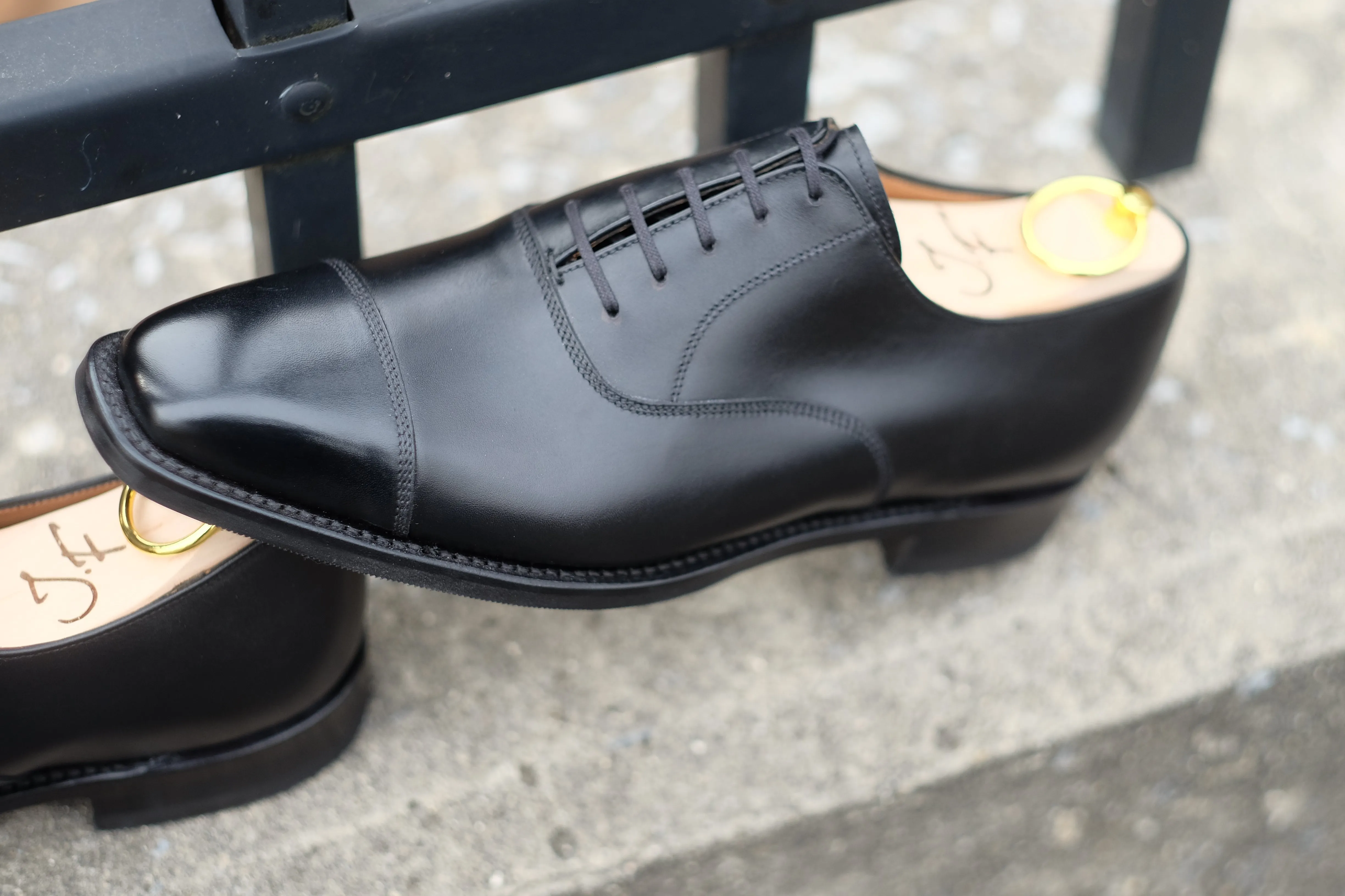 Puget - Black Calf leather boots.