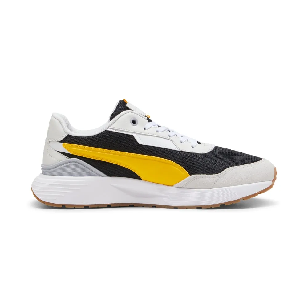 Puma Men's Softride Runtamed Plus Shoes - Black/Yellow/Gray