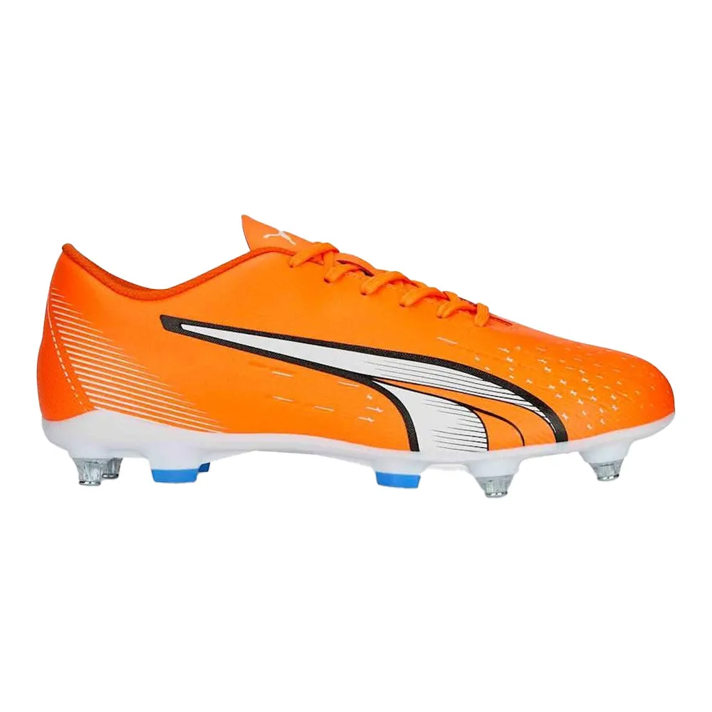 Puma Ultra Play MxSG Football Boots - Ultra Orange/White/Blue.