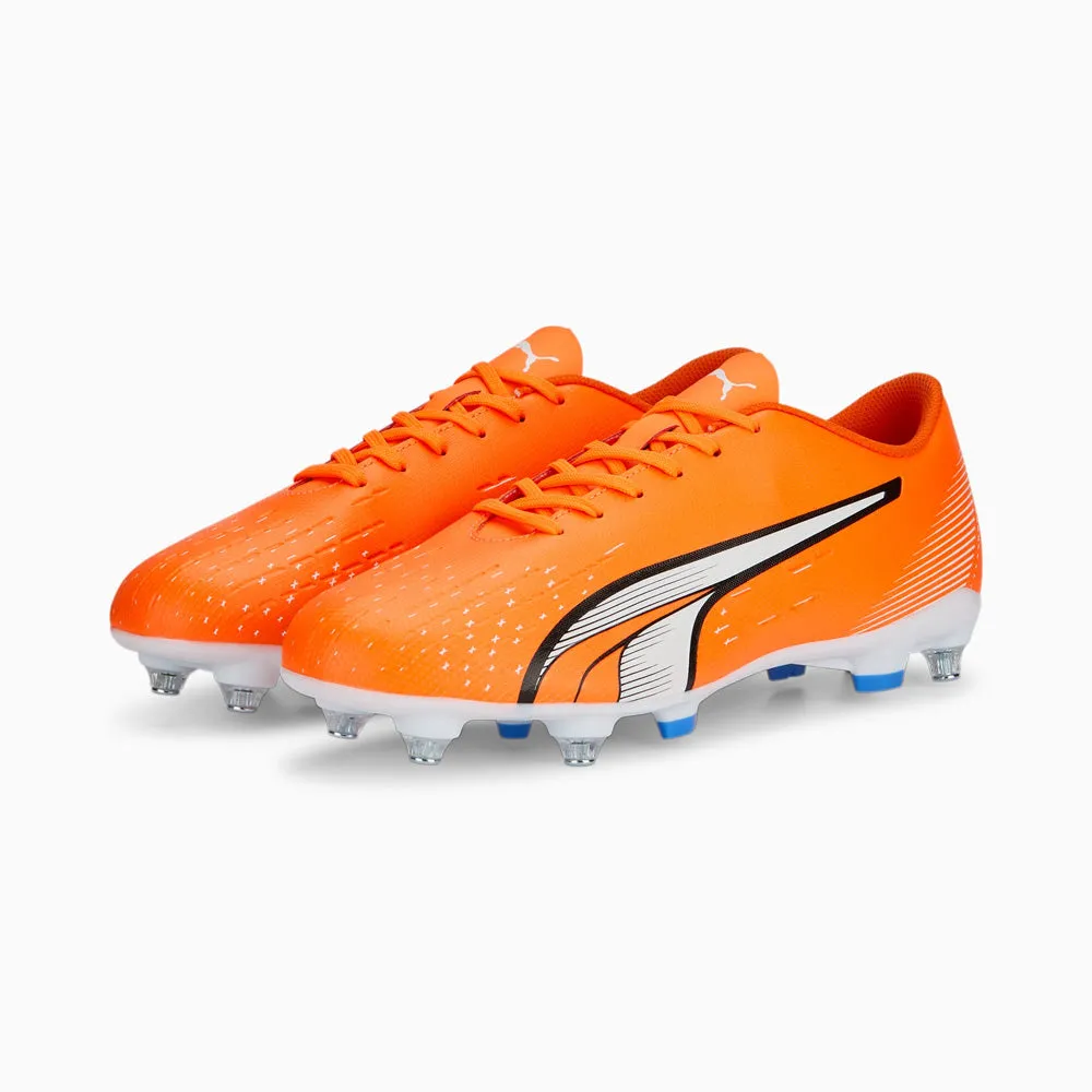 Puma Ultra Play MxSG Football Boots - Ultra Orange/White/Blue.