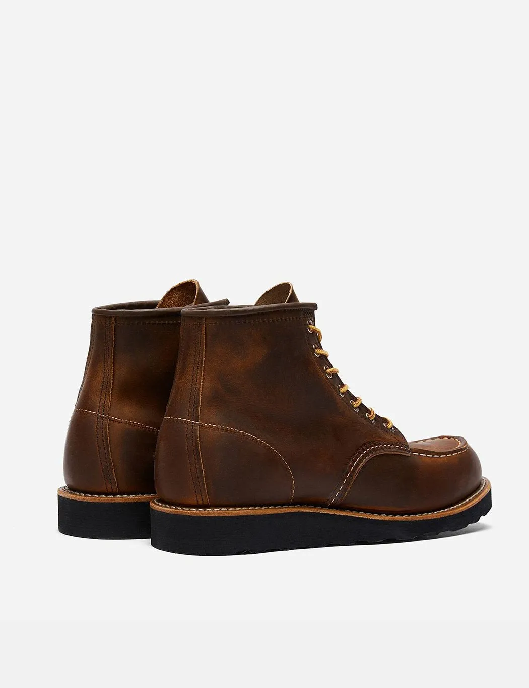 Red Wing 6 Moc Toe Boots (8886) - Copper Rough & Tough/Black Traction Sole