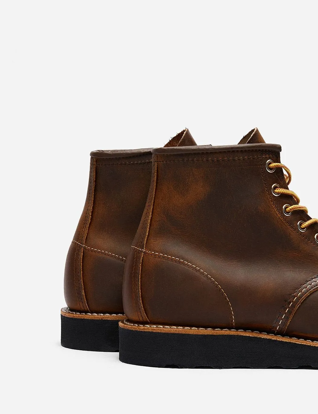 Red Wing 6 Moc Toe Boots (8886) - Copper Rough & Tough/Black Traction Sole