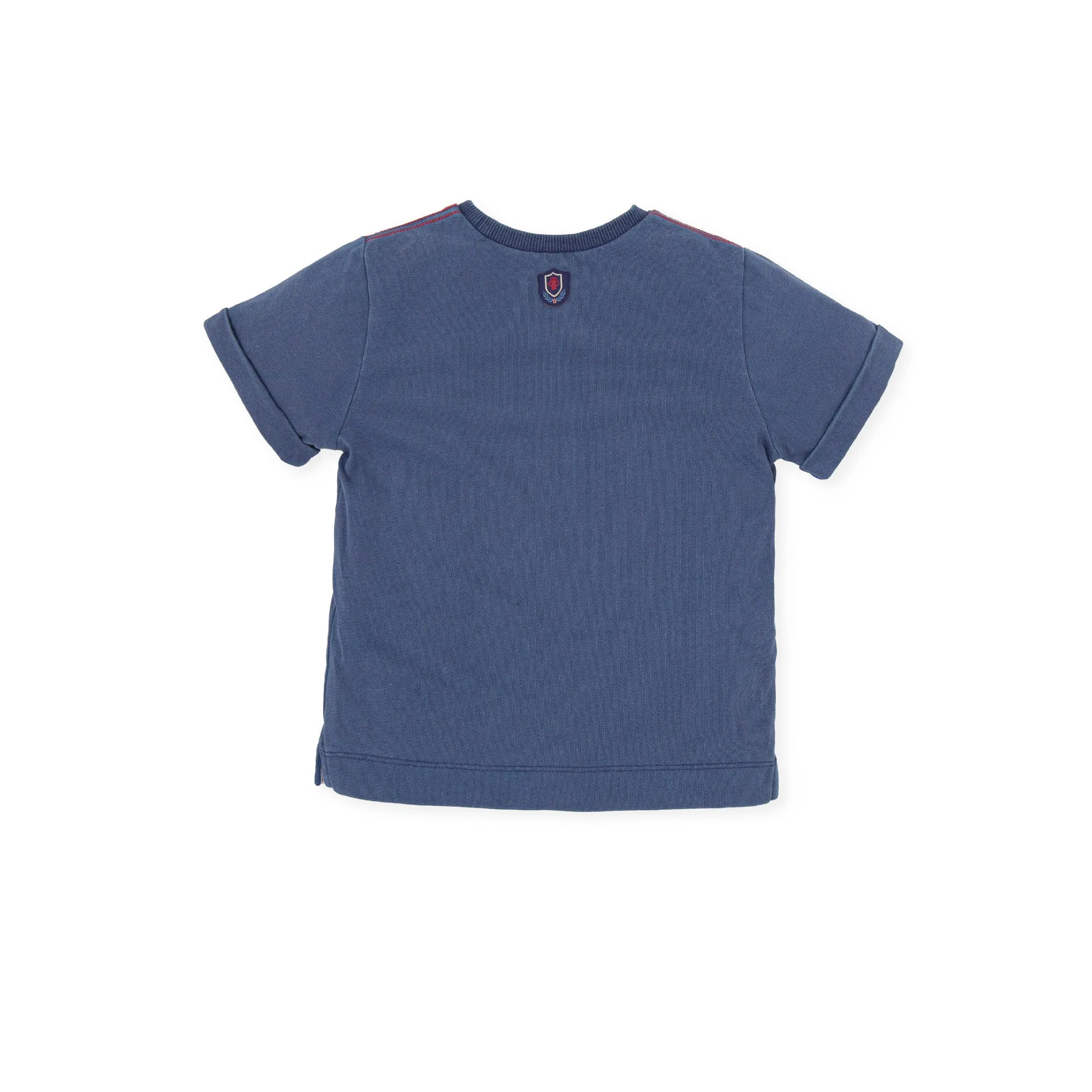 Regata Knitted T-Shirt - Atlantic Blue | Shop Now!