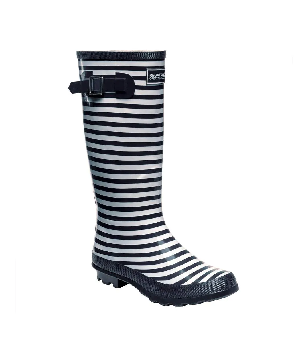 Regatta Womens/Ladies Ly Fairweather II Tall Durable Wellington Boots (Navy/White) - UTRG3770