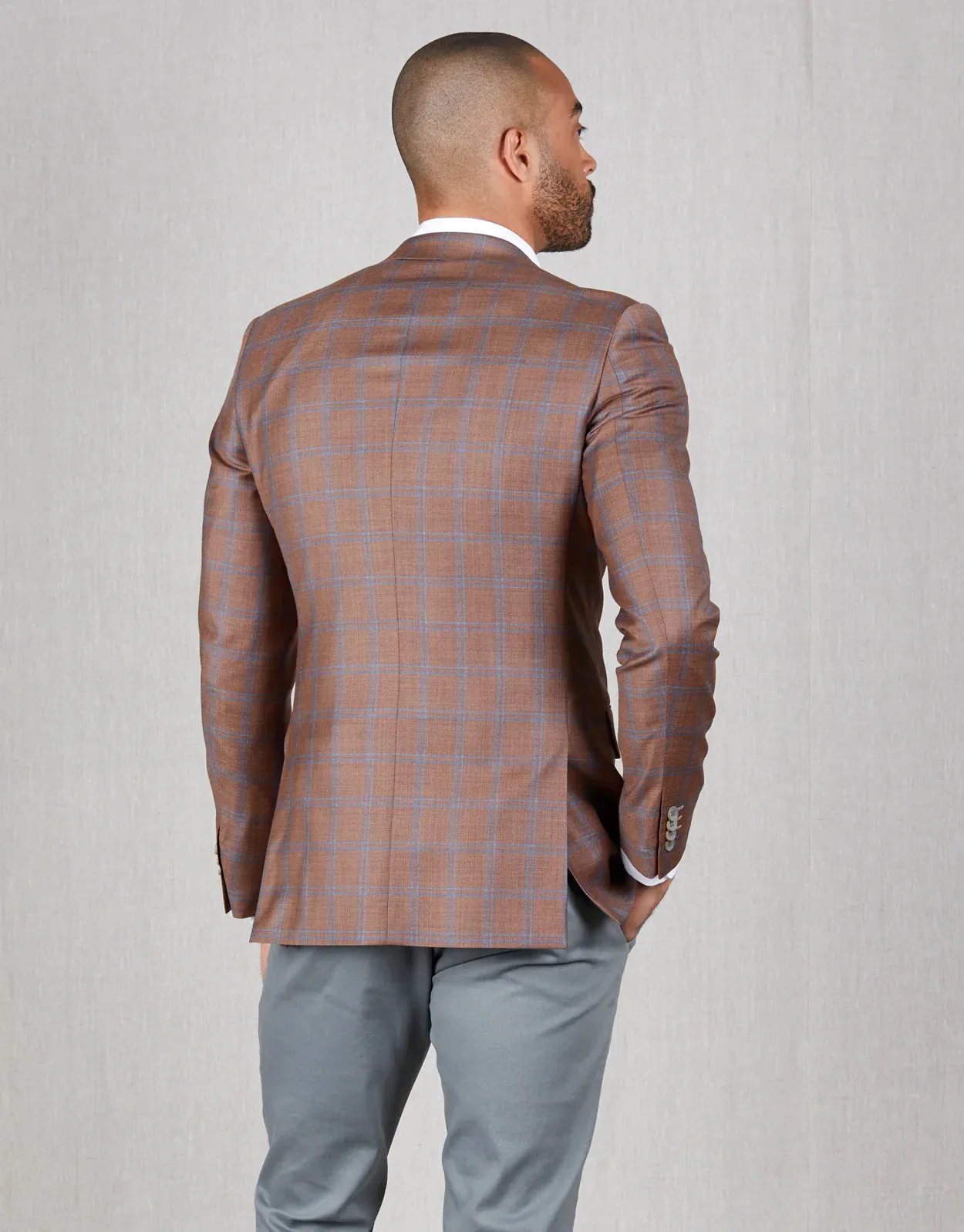 Rembrandt Blazer Brick/Blue Check