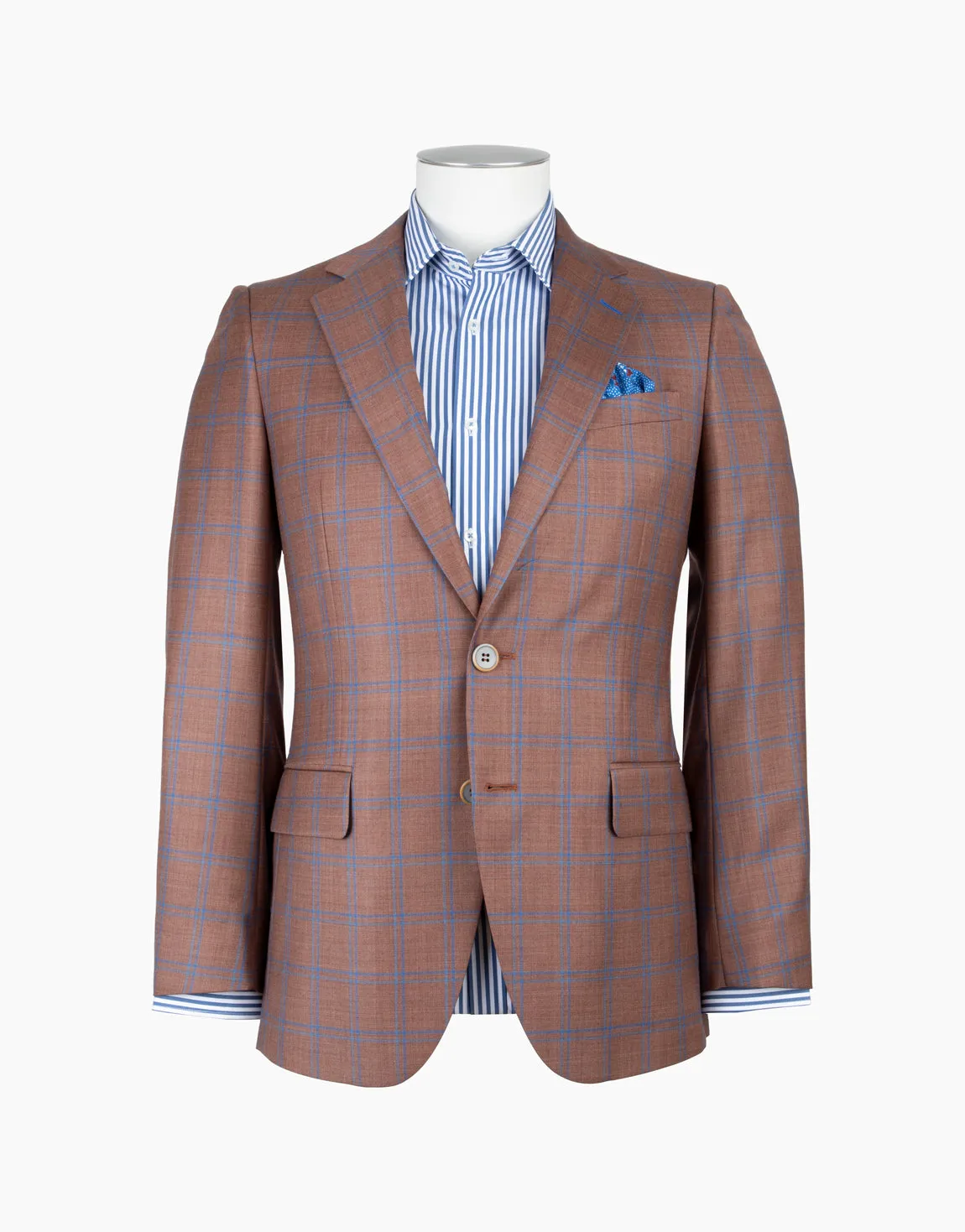 Rembrandt Blazer Brick/Blue Check