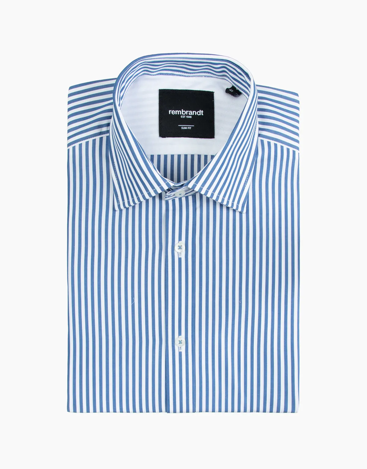 Rembrandt Denim Blue Stripe London Shirt