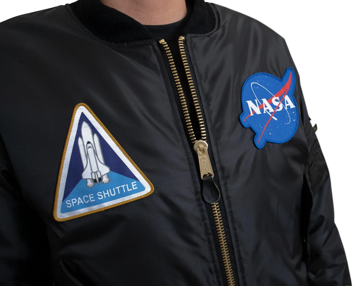 Rothco NASA MA-1 Flight Jacket - Black