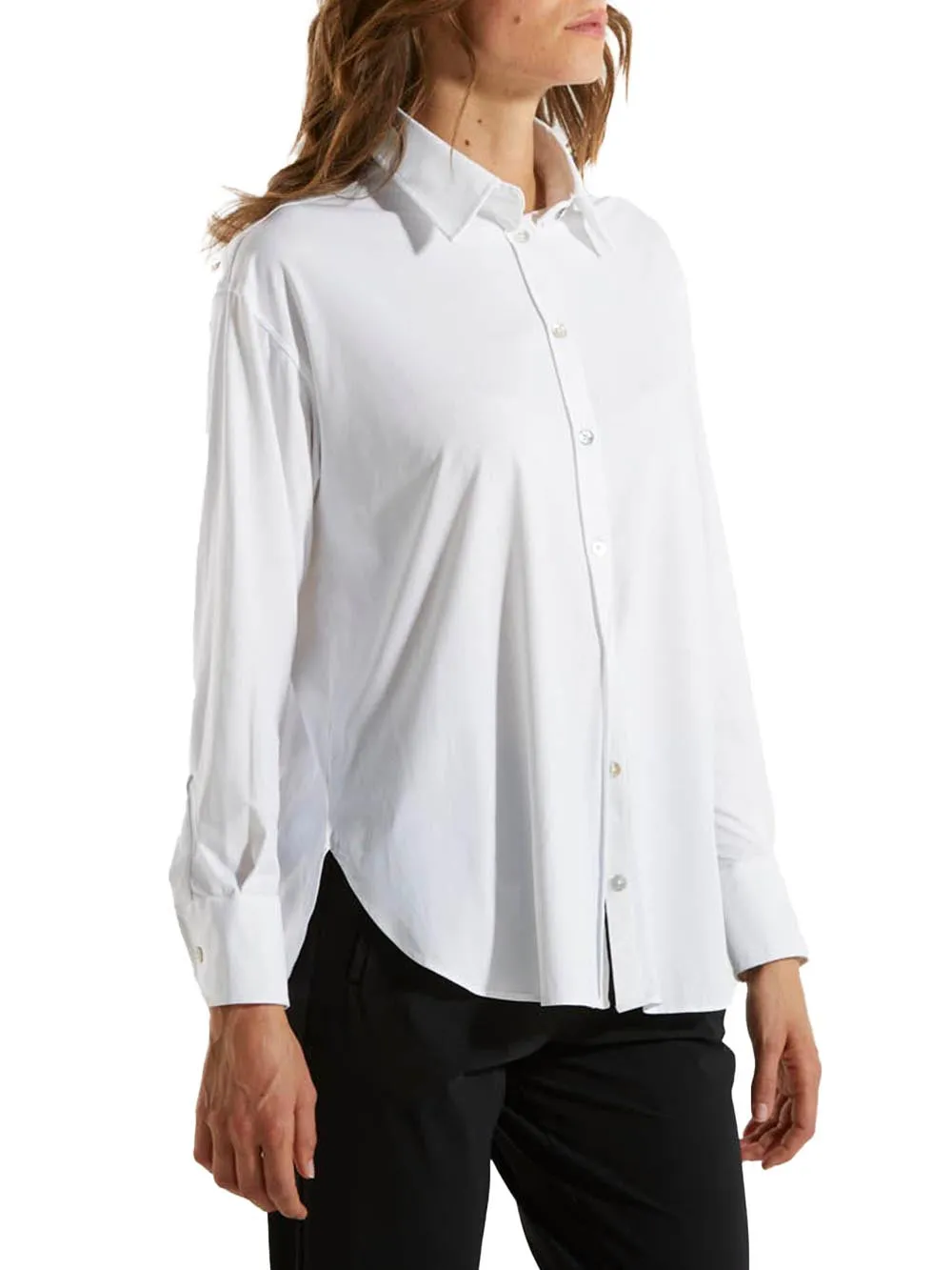 RRD Oxford Boyfriend Women's Shirt, White