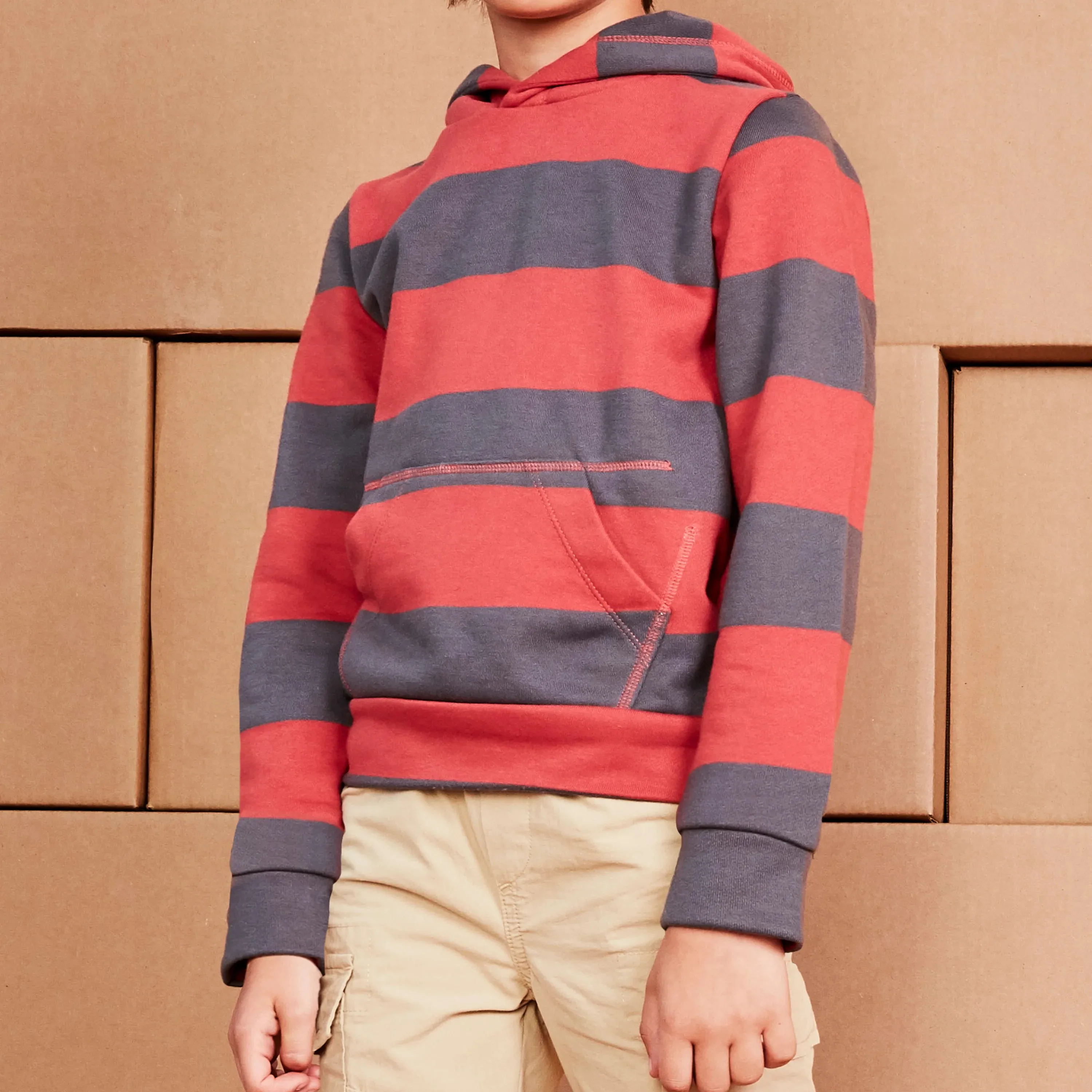 Rugby Stripe Hoodie