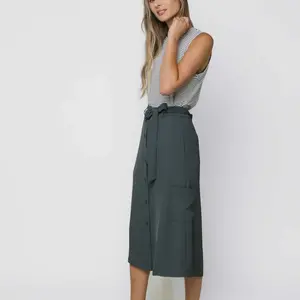 Sally Midi Dress Button Front