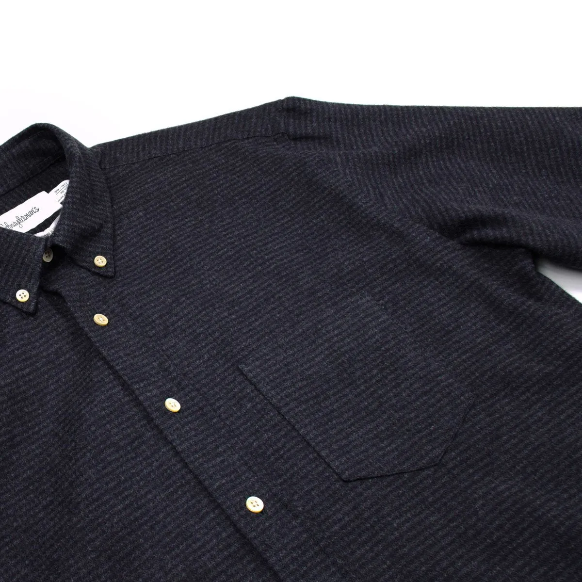 Schnayderman's Flannel Xsmall Check Leisure Shirt - Black/Dark Grey