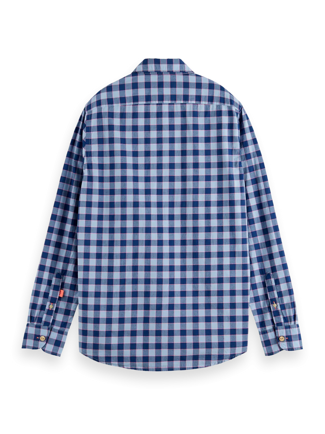 Scotch and Soda Blue Pink Checked Lightweight Shirt - Search Result