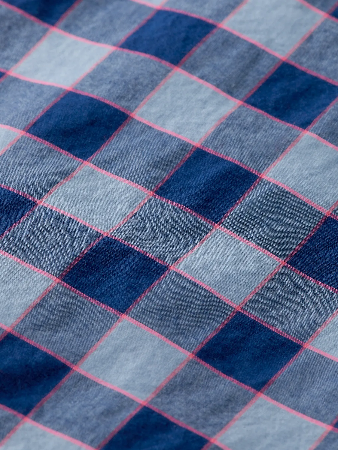 Scotch and Soda Blue Pink Checked Lightweight Shirt - Search Result