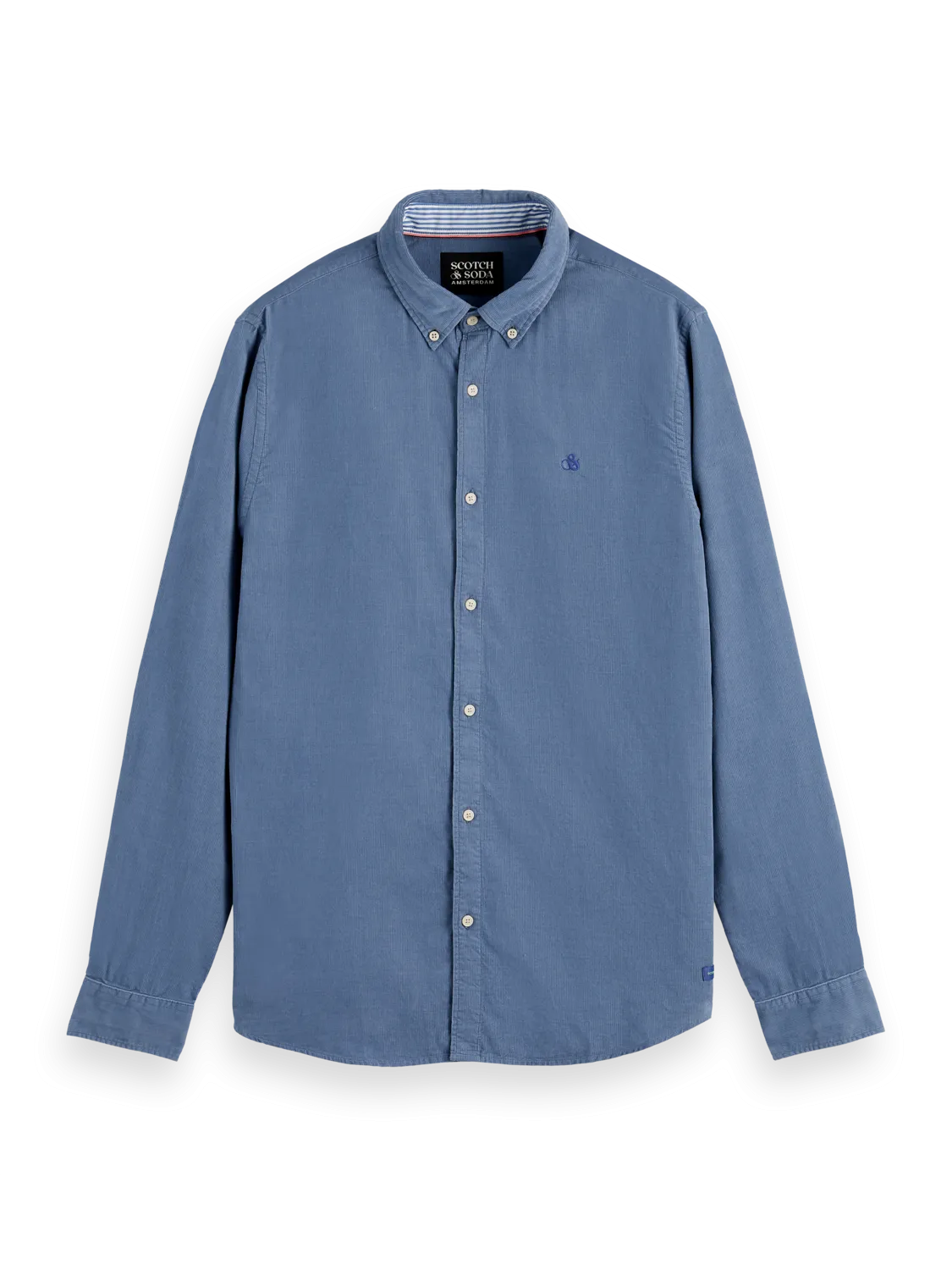 Scotch and Soda corduroy shirt - Cosmos Blue