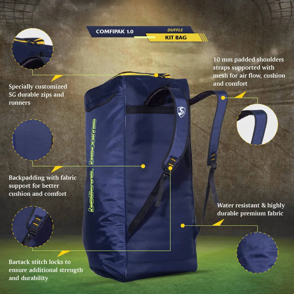 SG Comfipak 1 O Cricket Kit Bag (Blue/Camo)