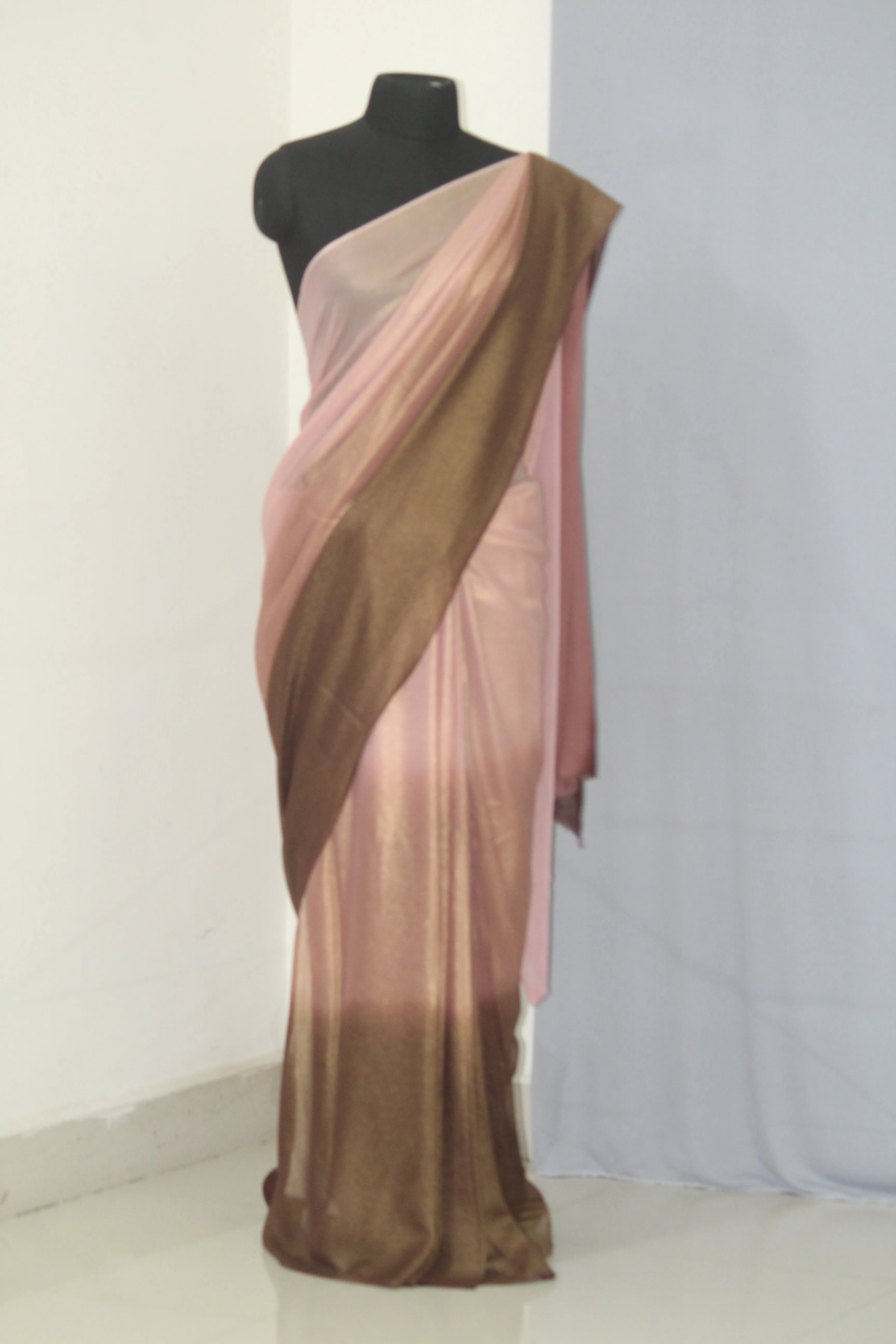 Shimmer georgette saree