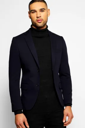 Slim Fit Jersey Blazer