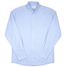 Soulland Goldsmith Oxford Shirt Light Blue Dots
