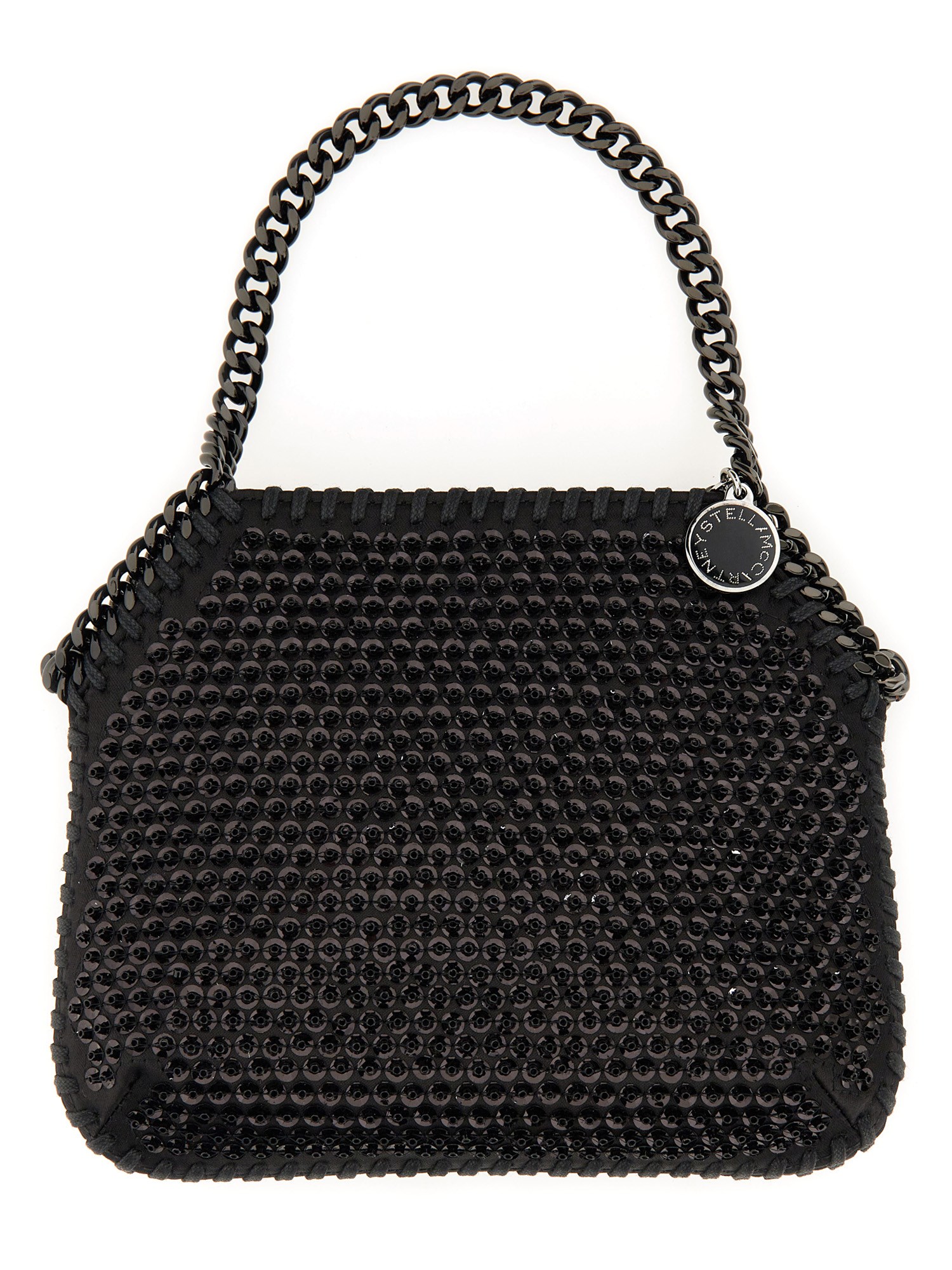 STELLA McCARTNEY    FALABELLA MINI BEADED AND SEQUINED ECO SHOULDER BAG