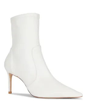 Stuart 85 White Stretch Bootie