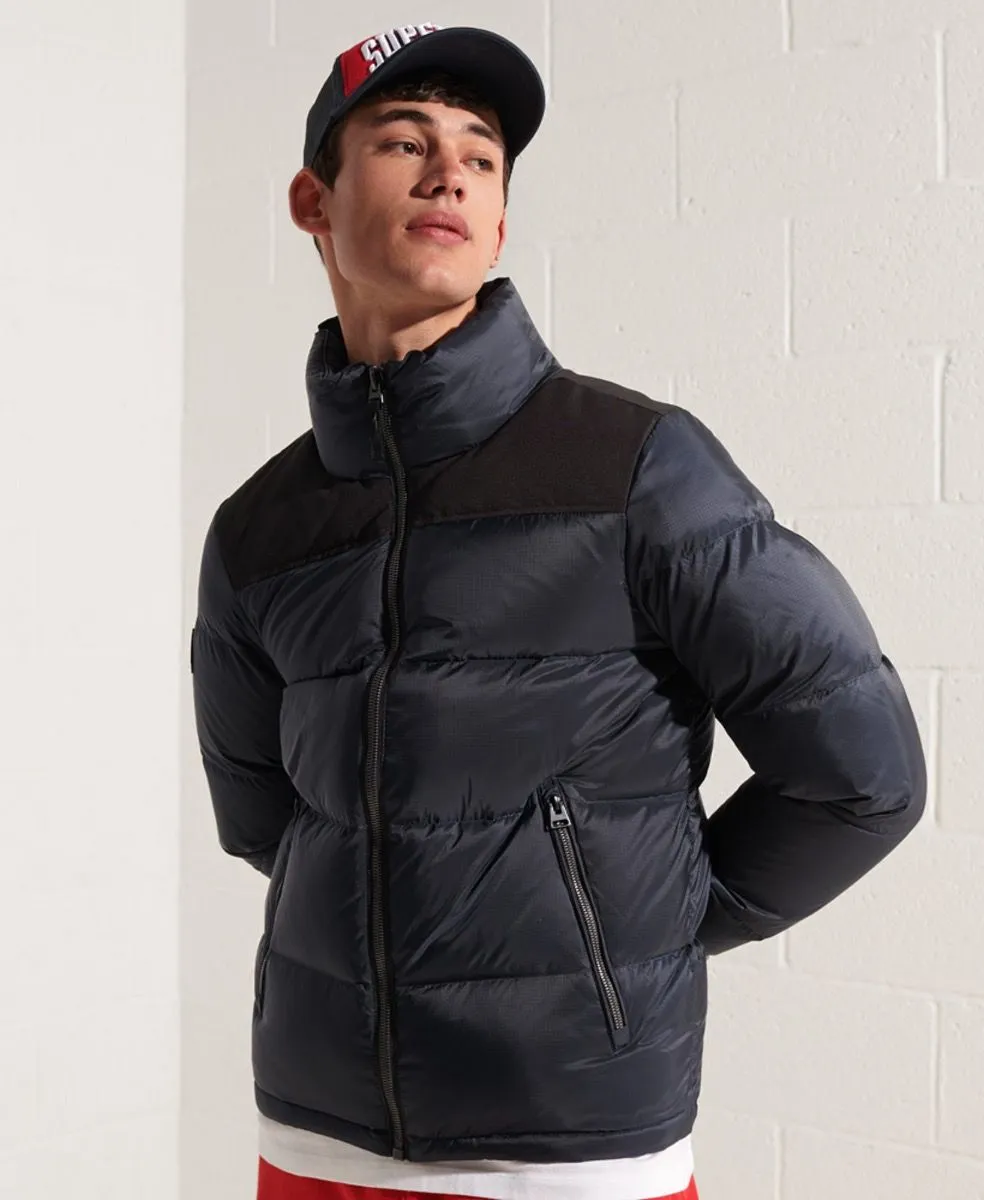 Superdry Code Down Puffer Jacket Eclipse Navy