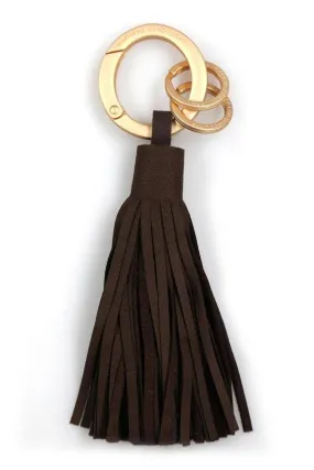 Tassel Key Chain - Chocolate