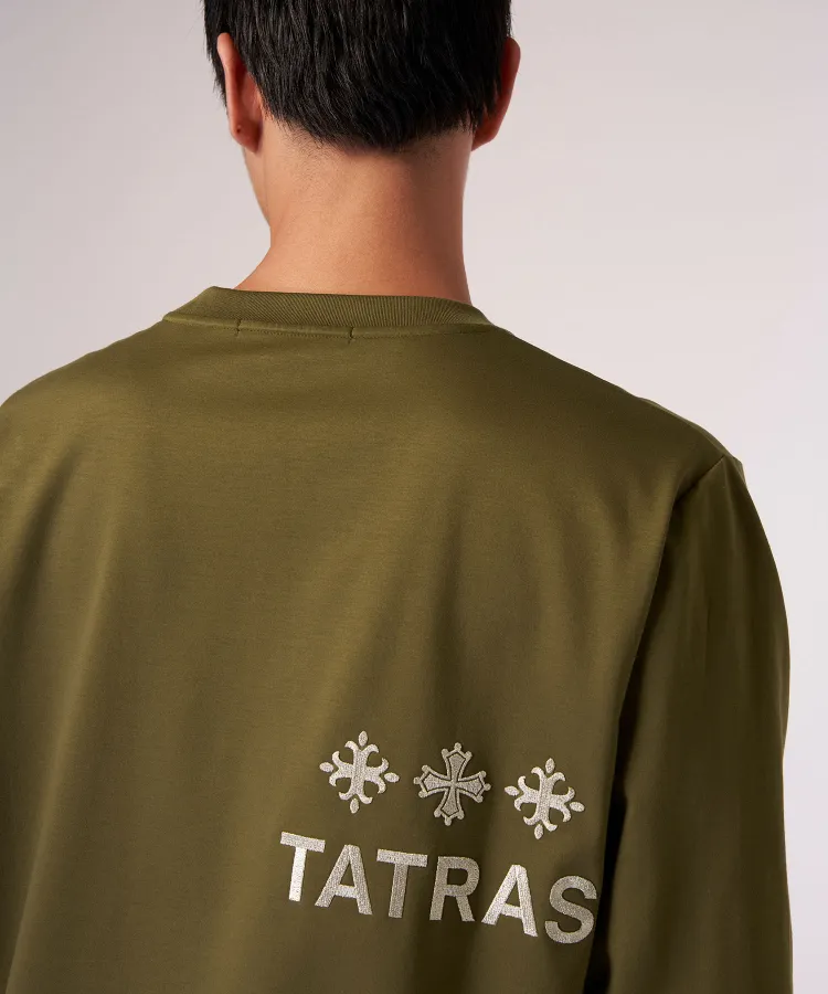 TATRAS Long Sleeve Plain T-shirt with Logo - Shop Now!