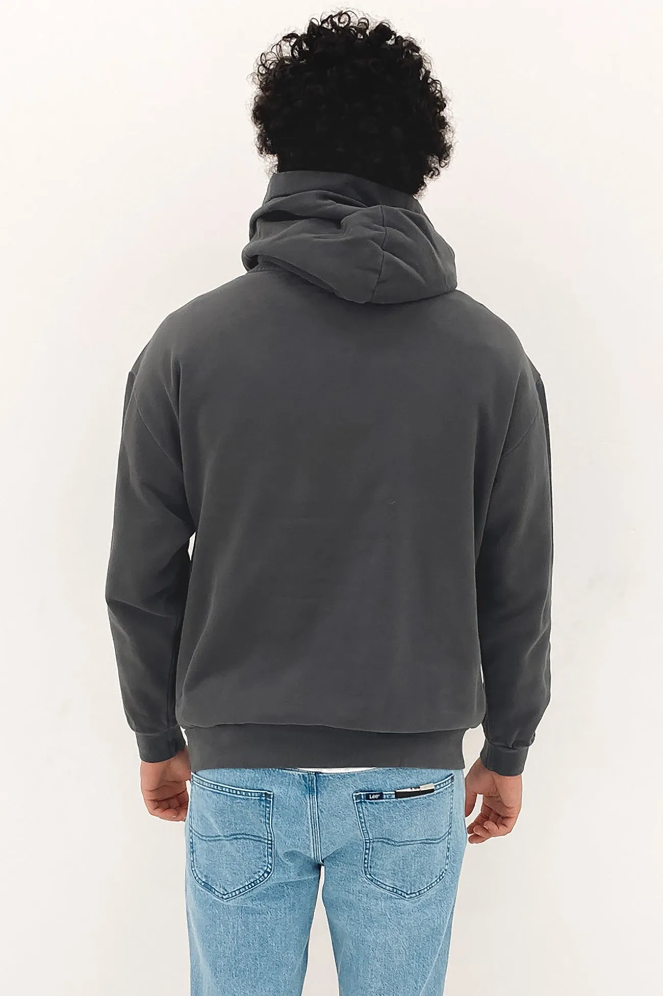 Temperature Relaxed Hooded Sweater Pigment Asphalt