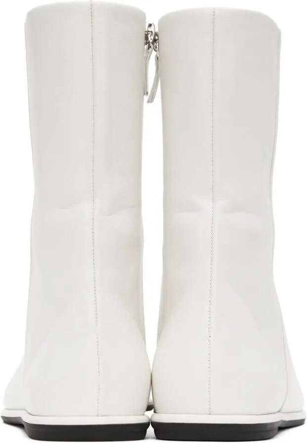 The Row White Canal Boots