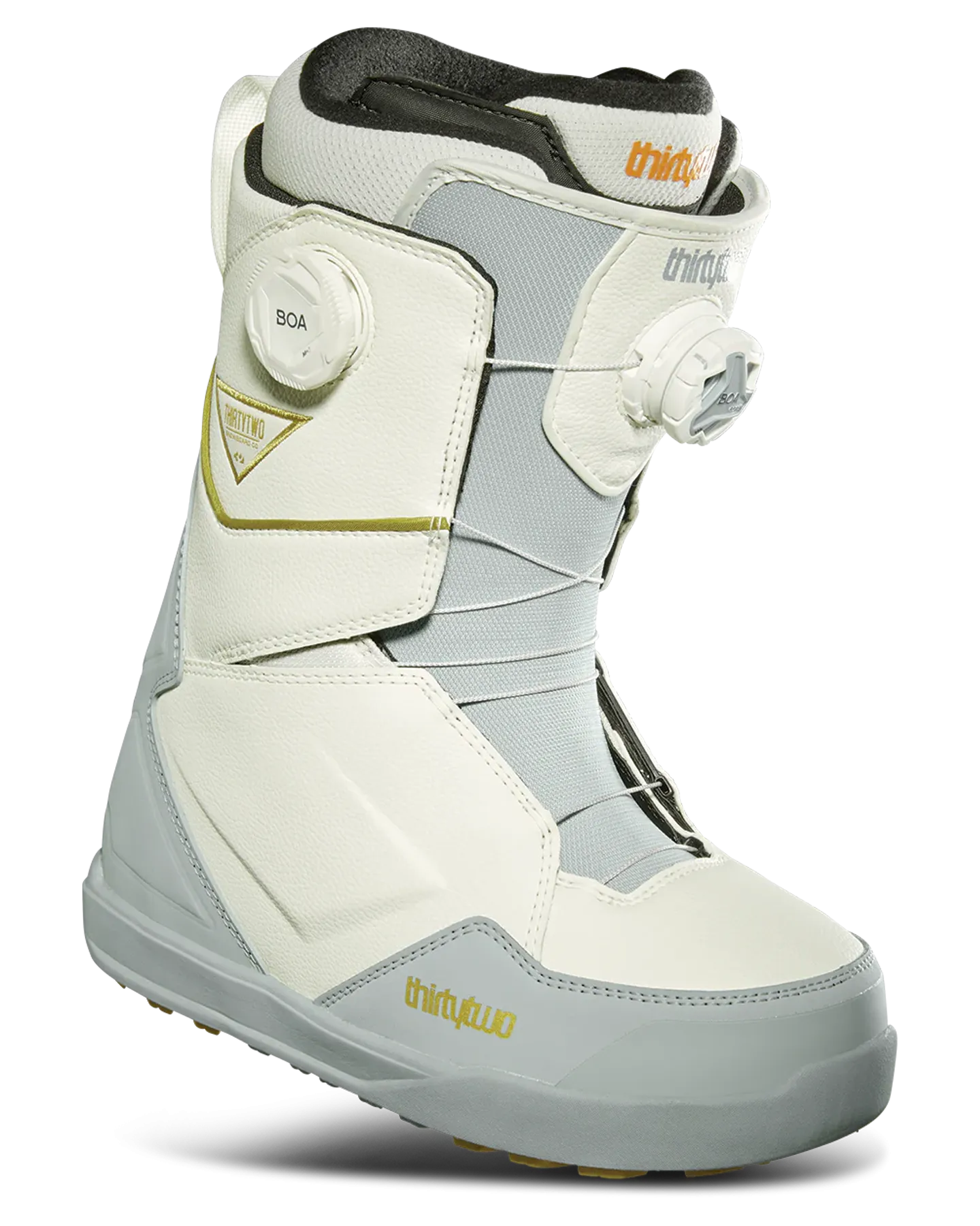 Thirtytwo Lashed Double BOA Women's Snowboard Boots - White/Grey - 2024